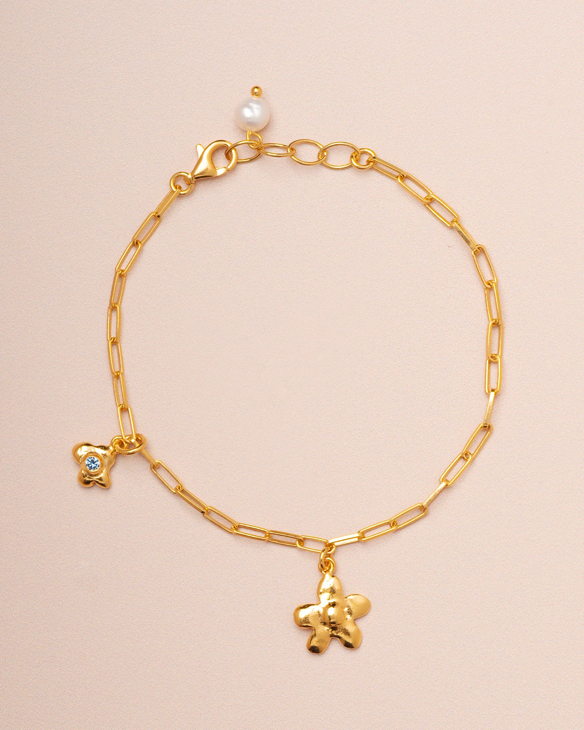 Bracelet Spring Flower Br Gold