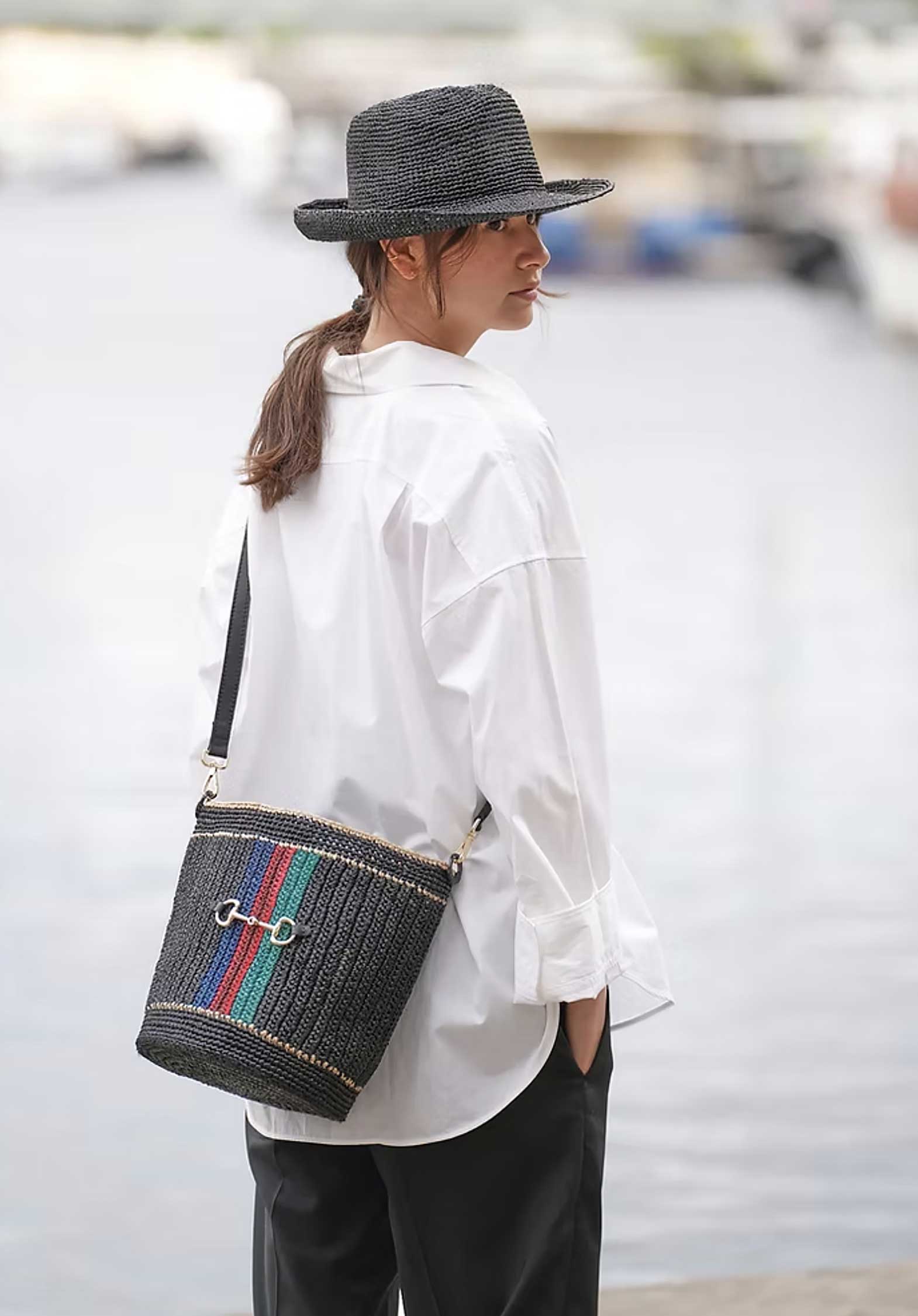 Raffia Soa Noir-Raye-It - Image 3