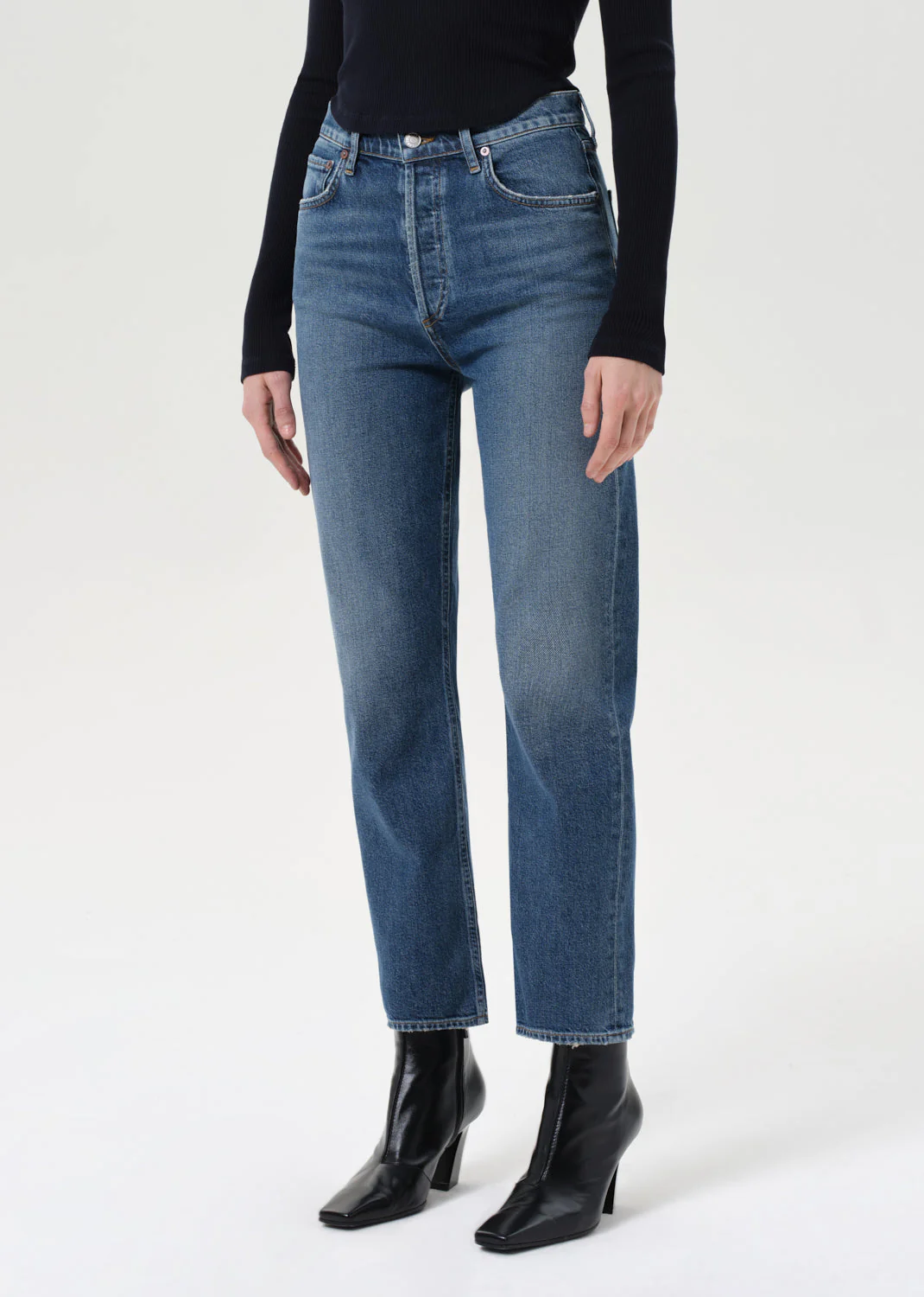 Jeans 90s Pinch W Crop Overcast - Image 3