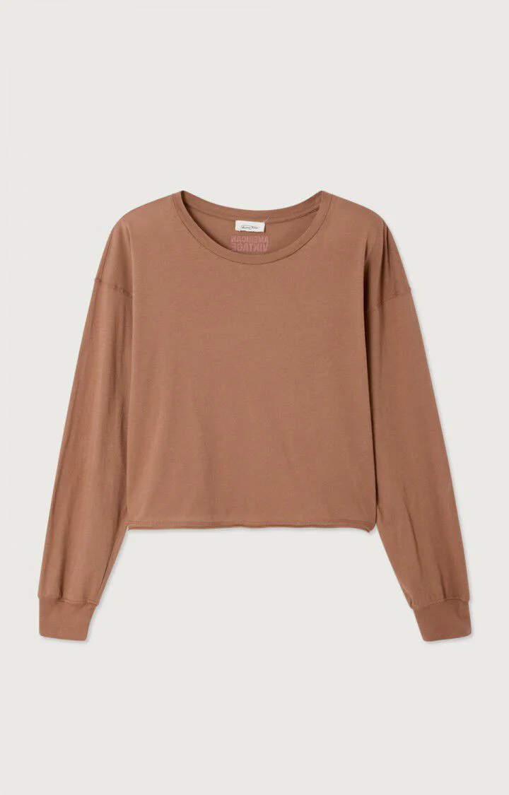 Unisex Sweatshirt Heavyweight Cotton-Polyester Fleece - Chocolate - Image 6