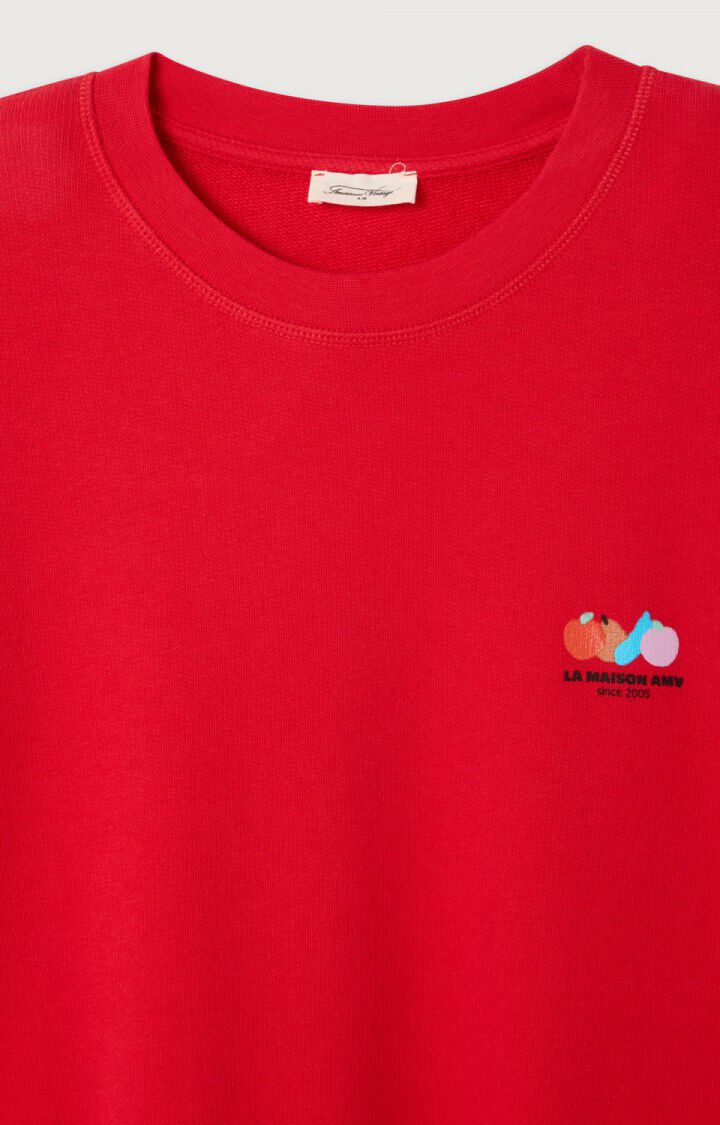 Women Sweatshirt Stretch Lightweight Fleece - Tomate - Image 2