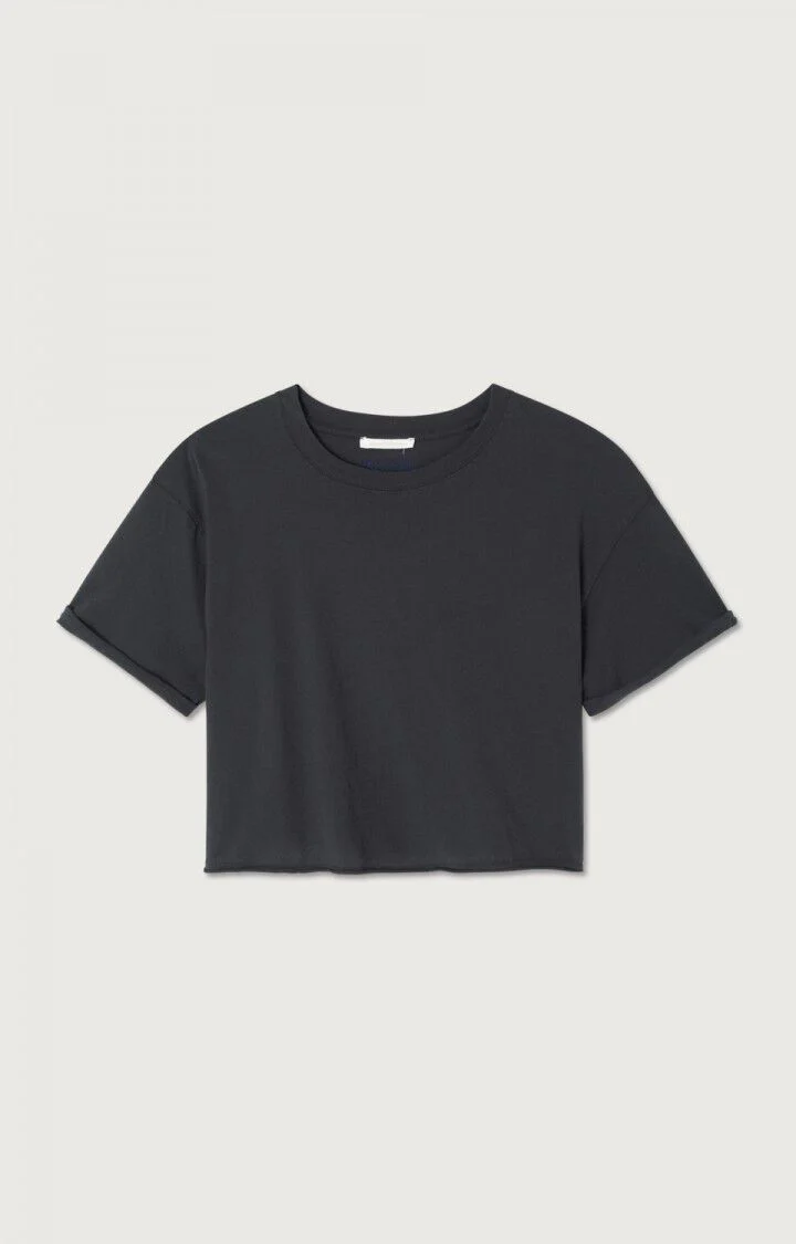 Women T-shirt 100 Percent Cotton Supersoft Jersey - Carbone - Image 10