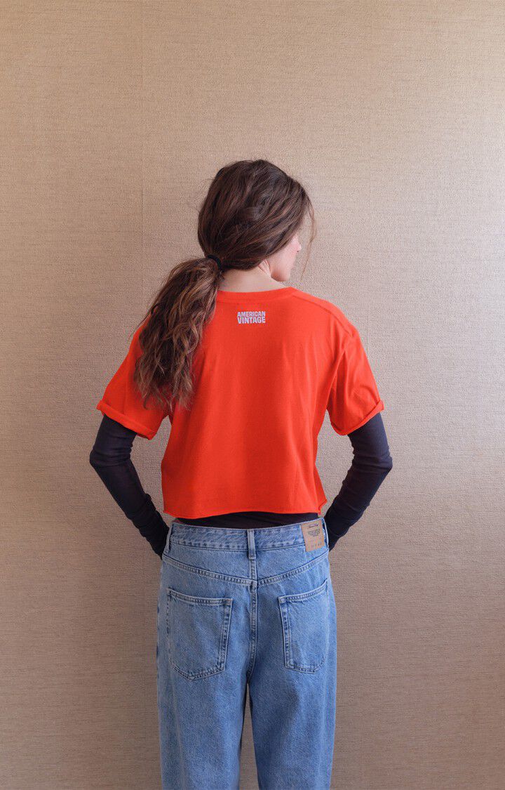 Women T-Shirt Premium Soft Cotton Jersey - Strawberry - Image 6