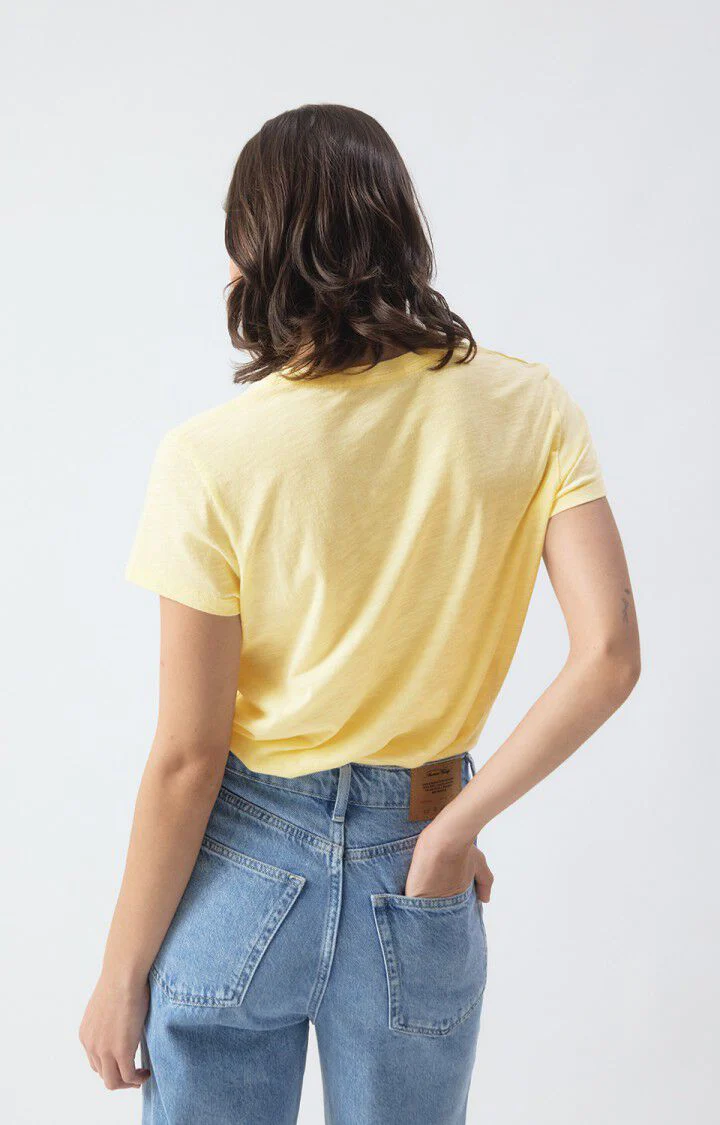 Women T-Shirt 100 Percent Cotton Poplin - Mint Leaf Vanille-Vinta - Image 2