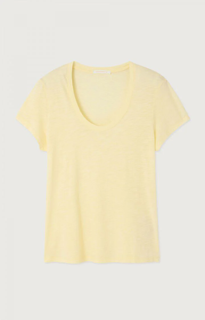 Women T-Shirt 100 Percent Cotton Poplin - Mint Leaf Vanille-Vinta - Image 6