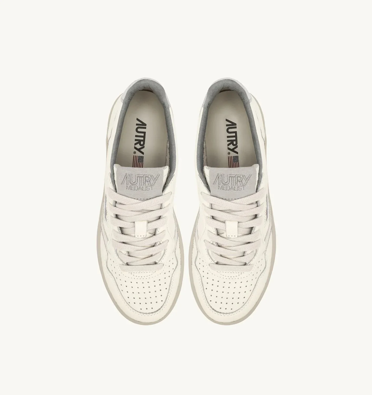 Sneaker Medalist Low El Silver-White - Image 5