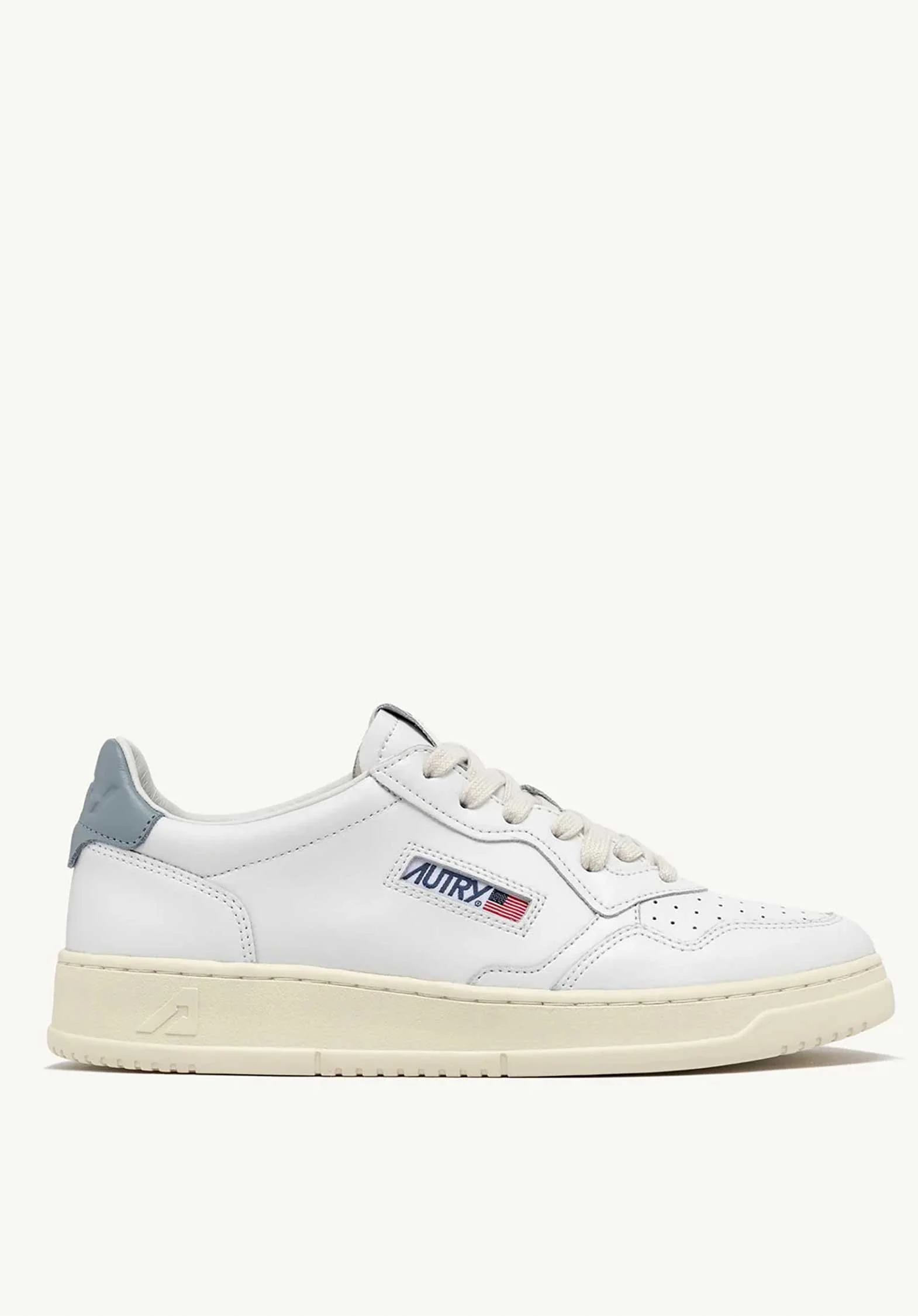 Sneaker Medalist Low Ll White-Silver-Blue - Image 6