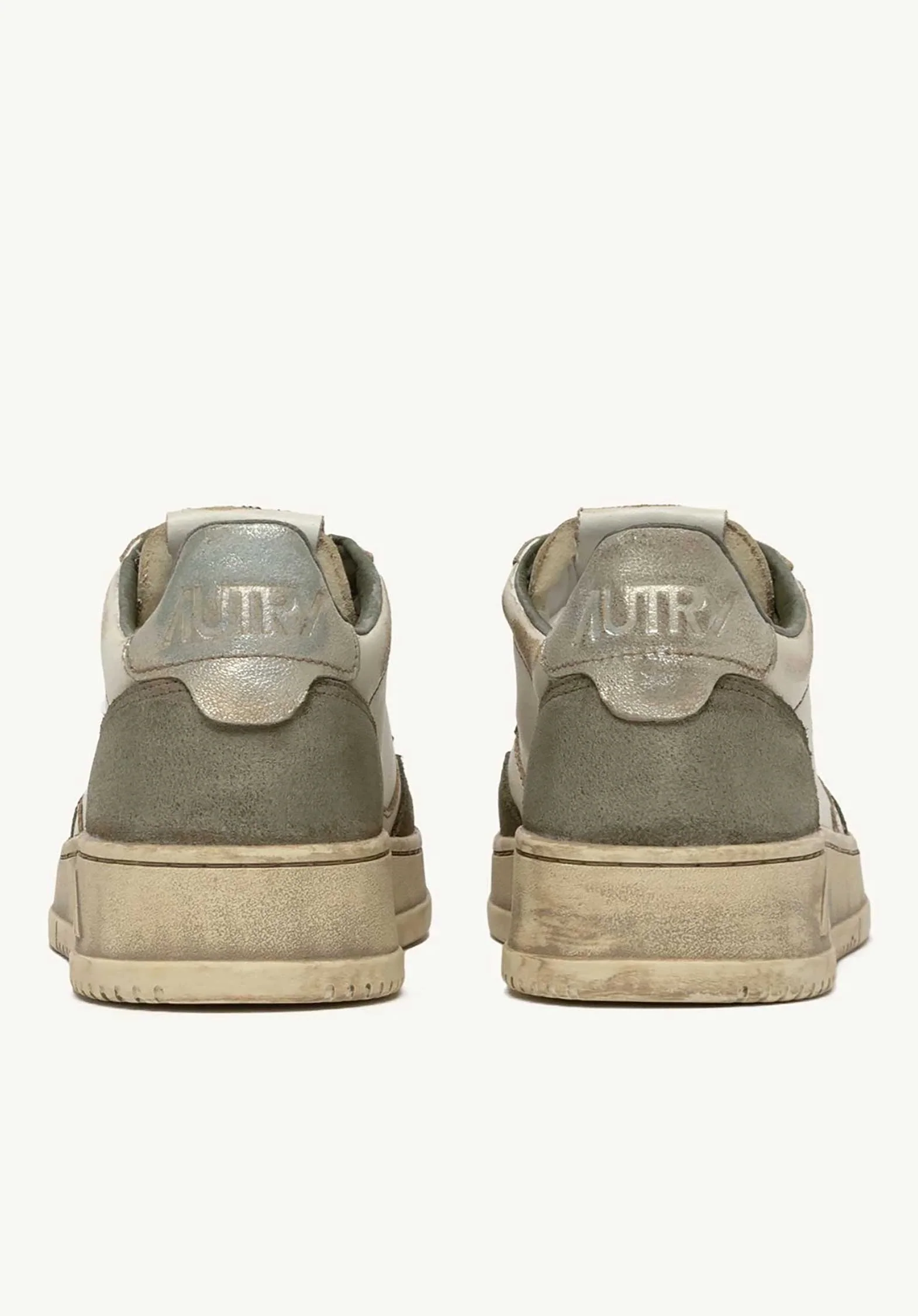 Sneaker Sup Vint Low Ls Lizard-Silver - Image 3