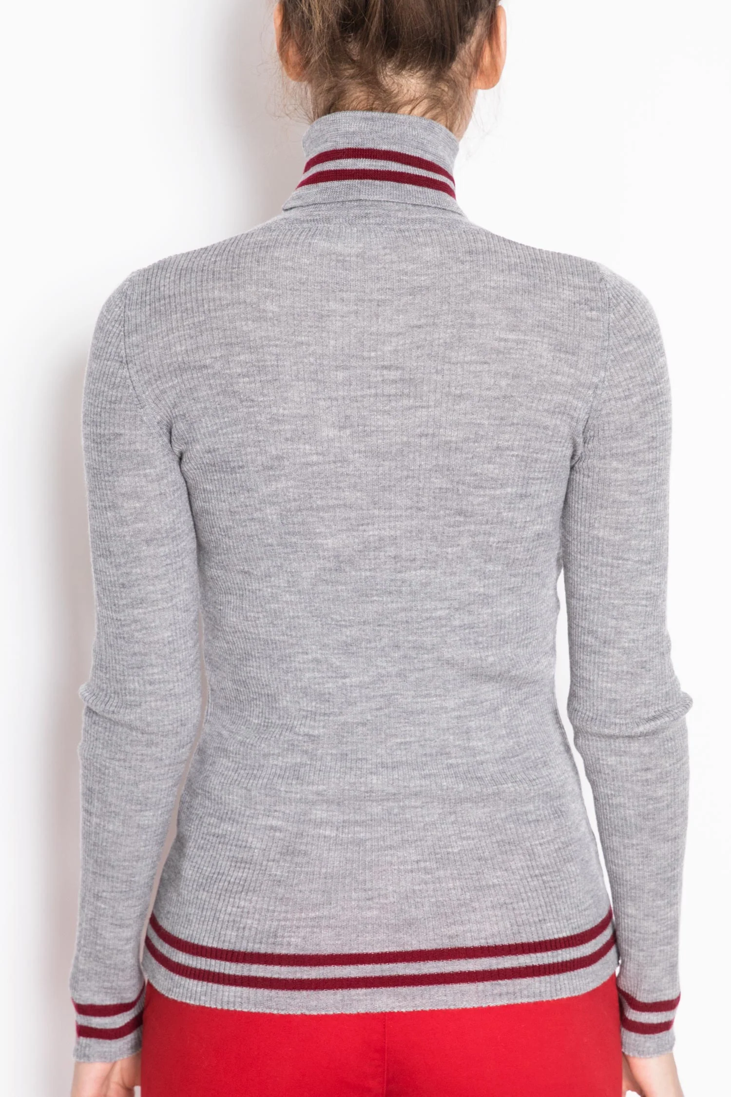 Banded Turtleneck Pullover - Image 2