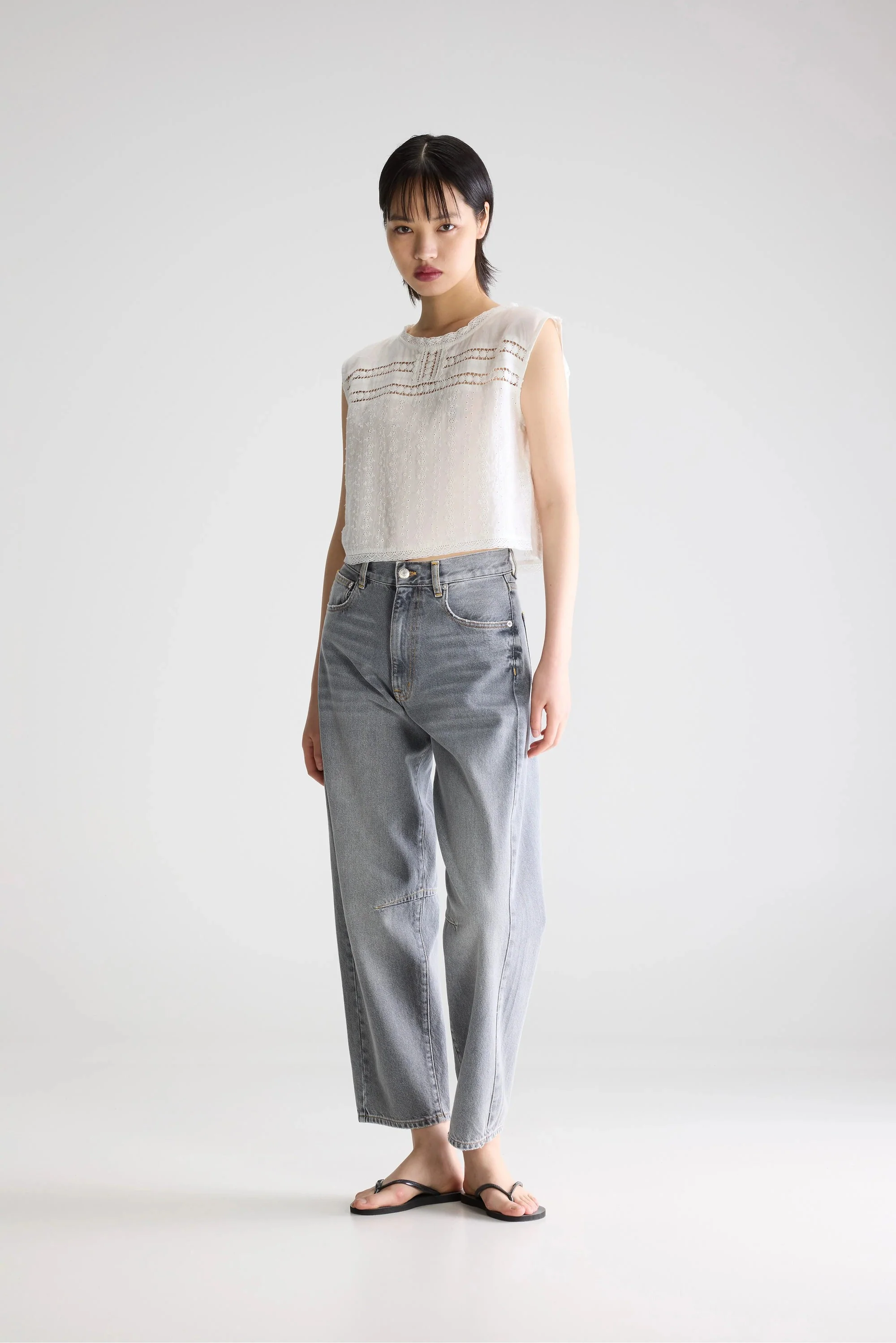 Blouse Donna R0747 White - Image 2