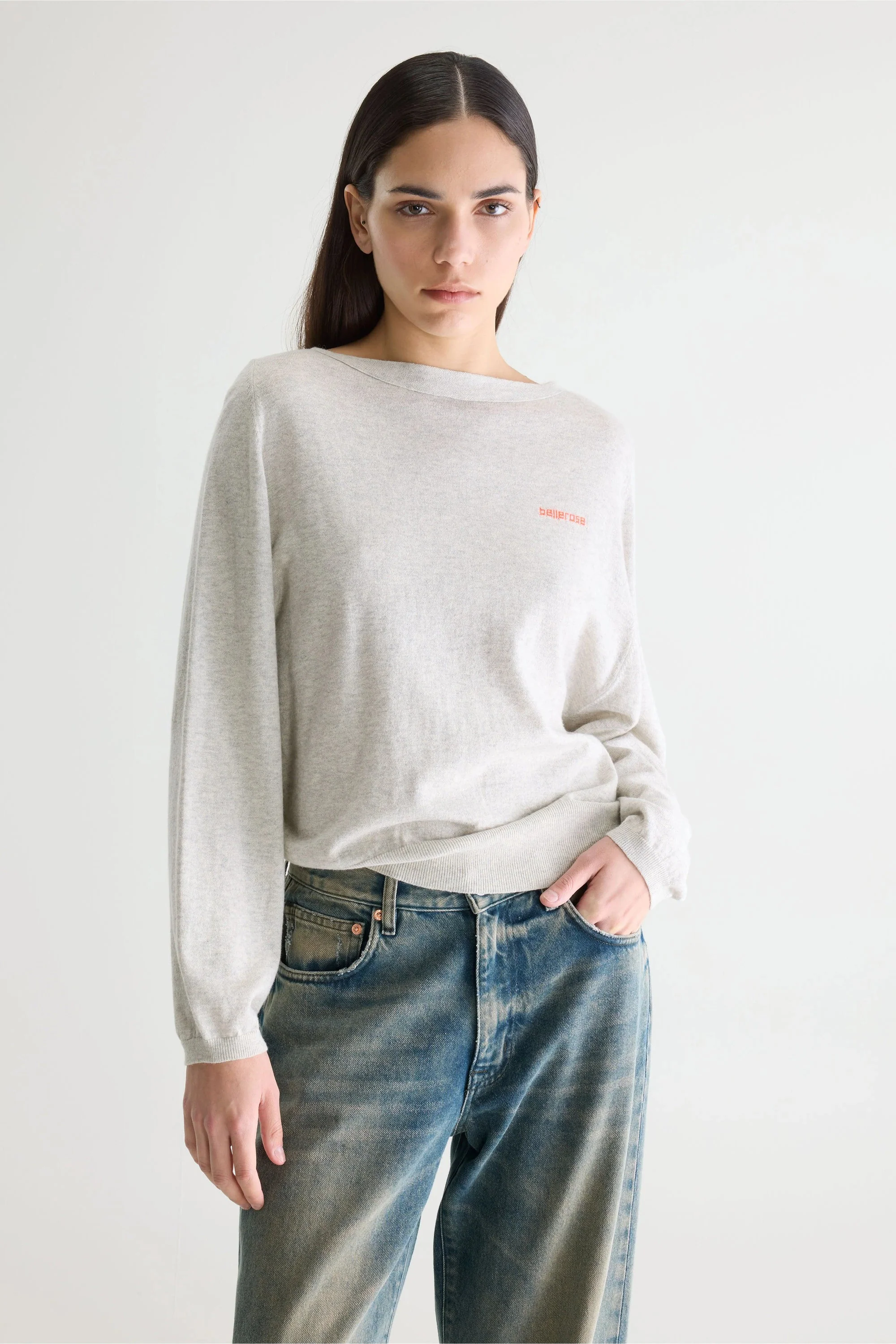 Pullover Geros K1008u Oyster