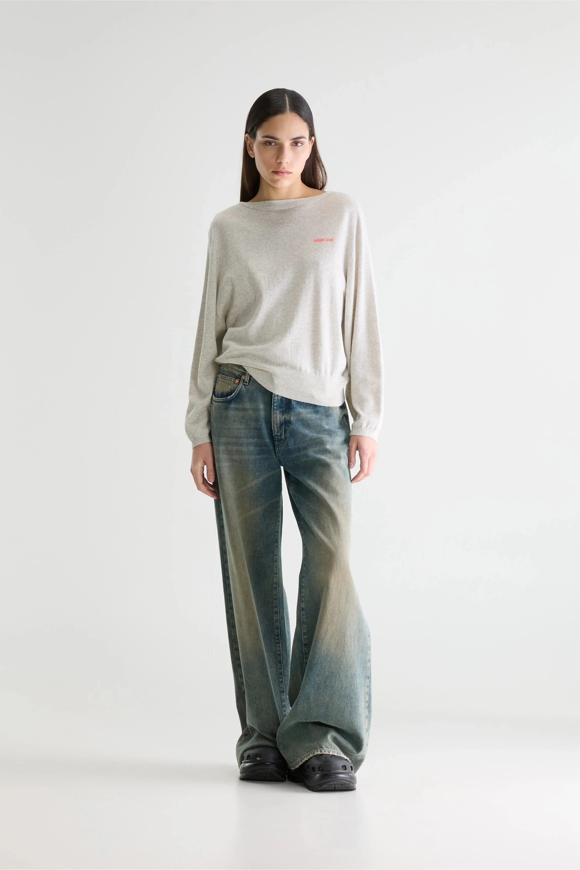 Pullover Geros K1008u Oyster - Image 2