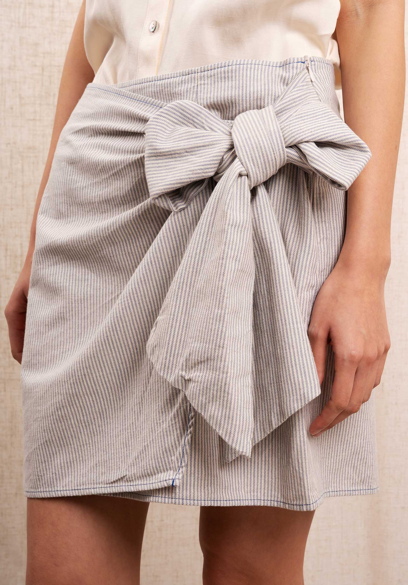 Skirt Solveig S1036 Stripe-A - Image 11