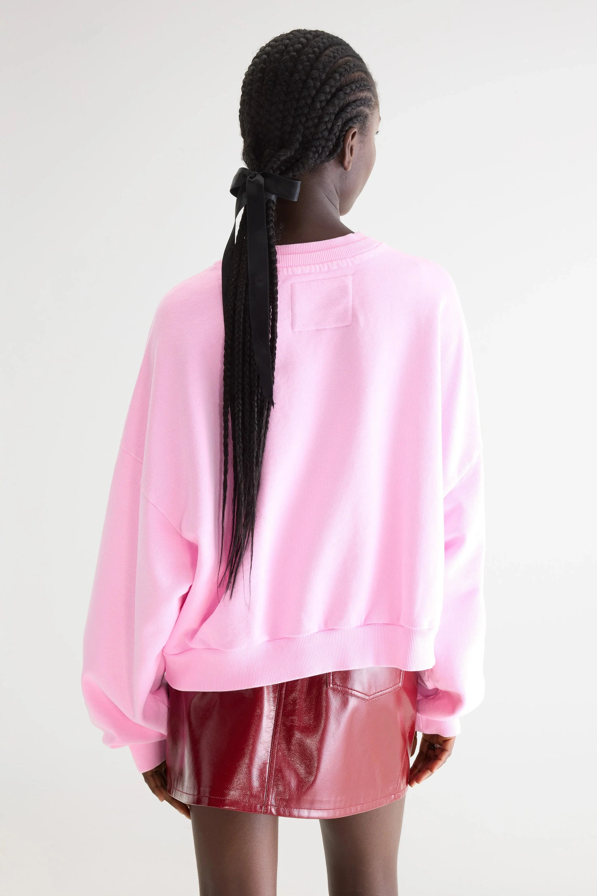Sweatshirt Ferna T1731 Fluo-Pink - Image 2