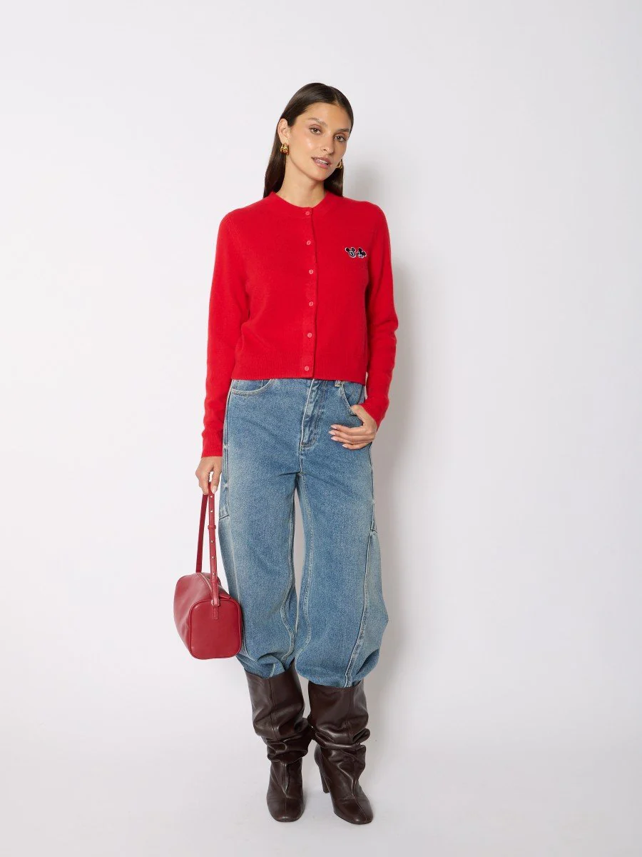Cardigan 21mycoolred Cherry-Red - Image 5