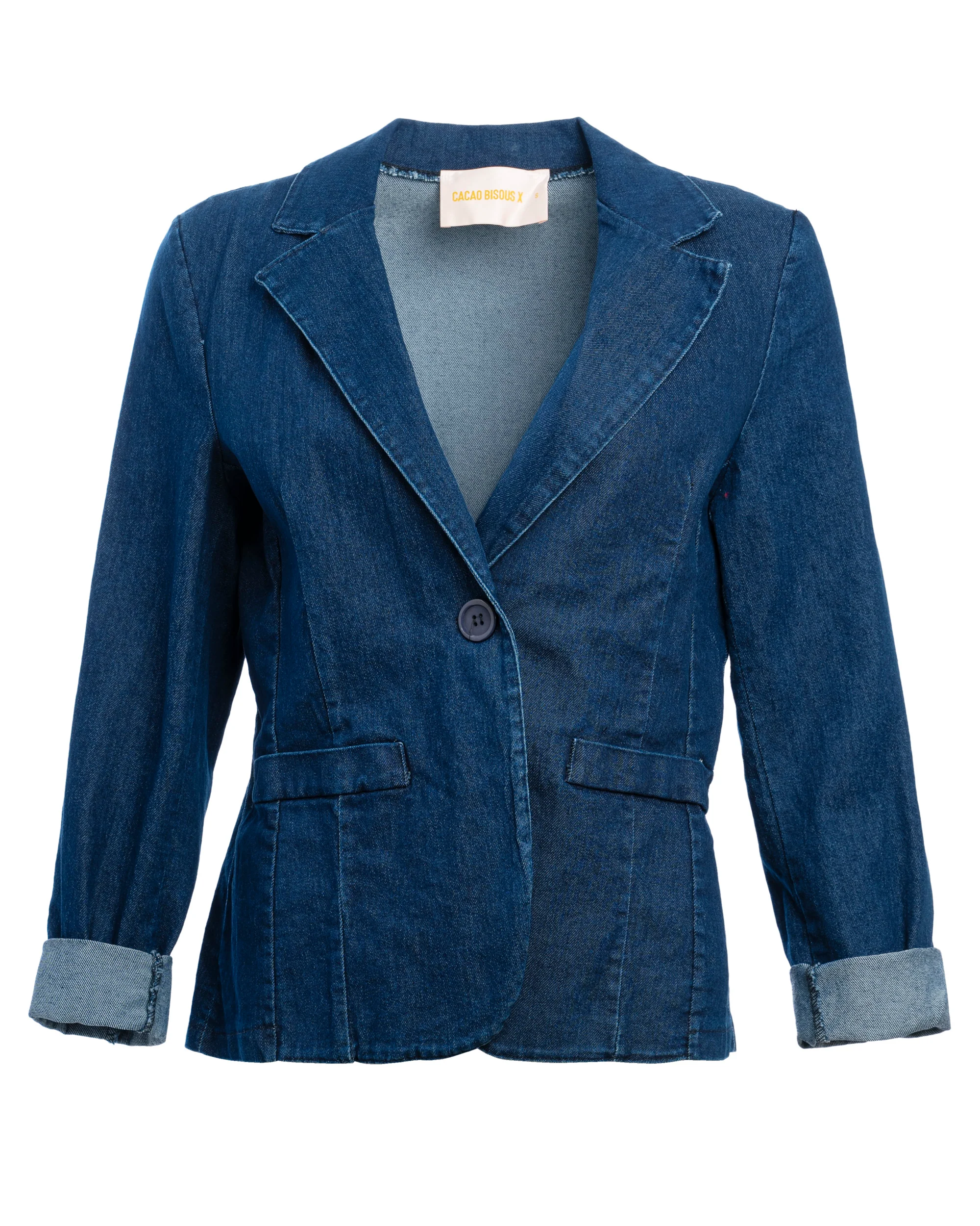 Women's  Jacket 100% Cotton  - Dark Indigo Denim