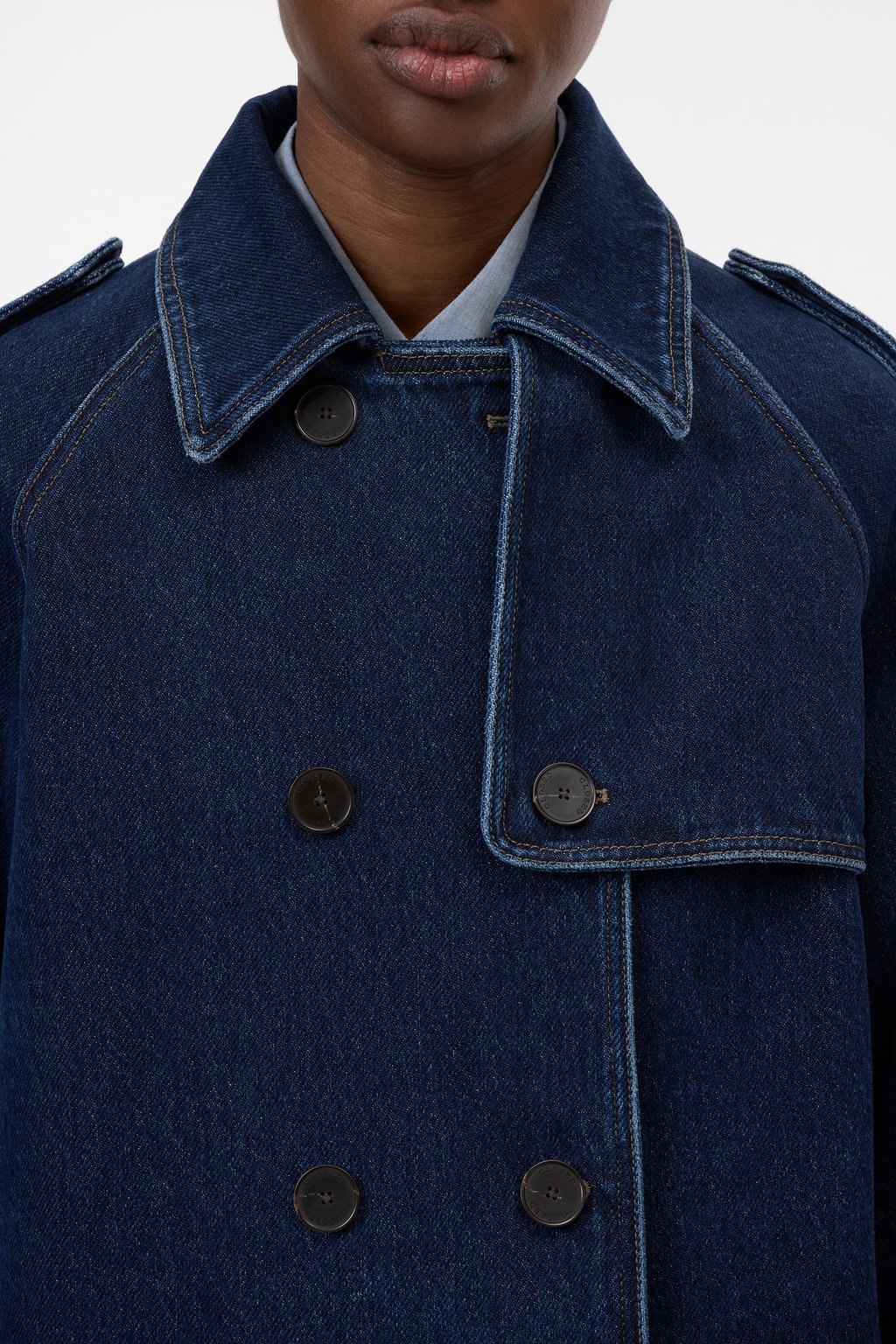 Denim Jacket C97133-18l-24 Dark-Blue - Image 3