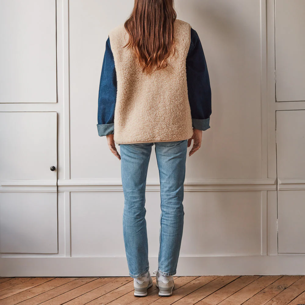 Vest Pepitko Beige - Image 3