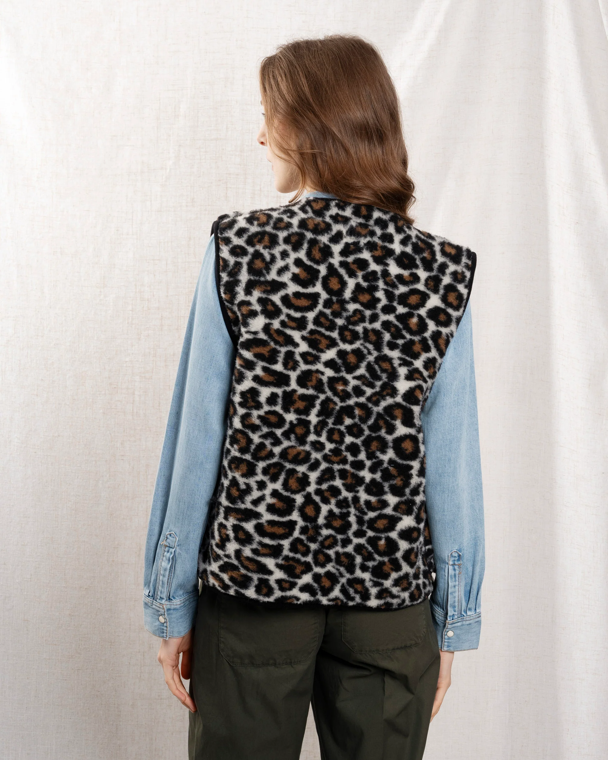Vest Pepitko Pattern Leopard - Image 2