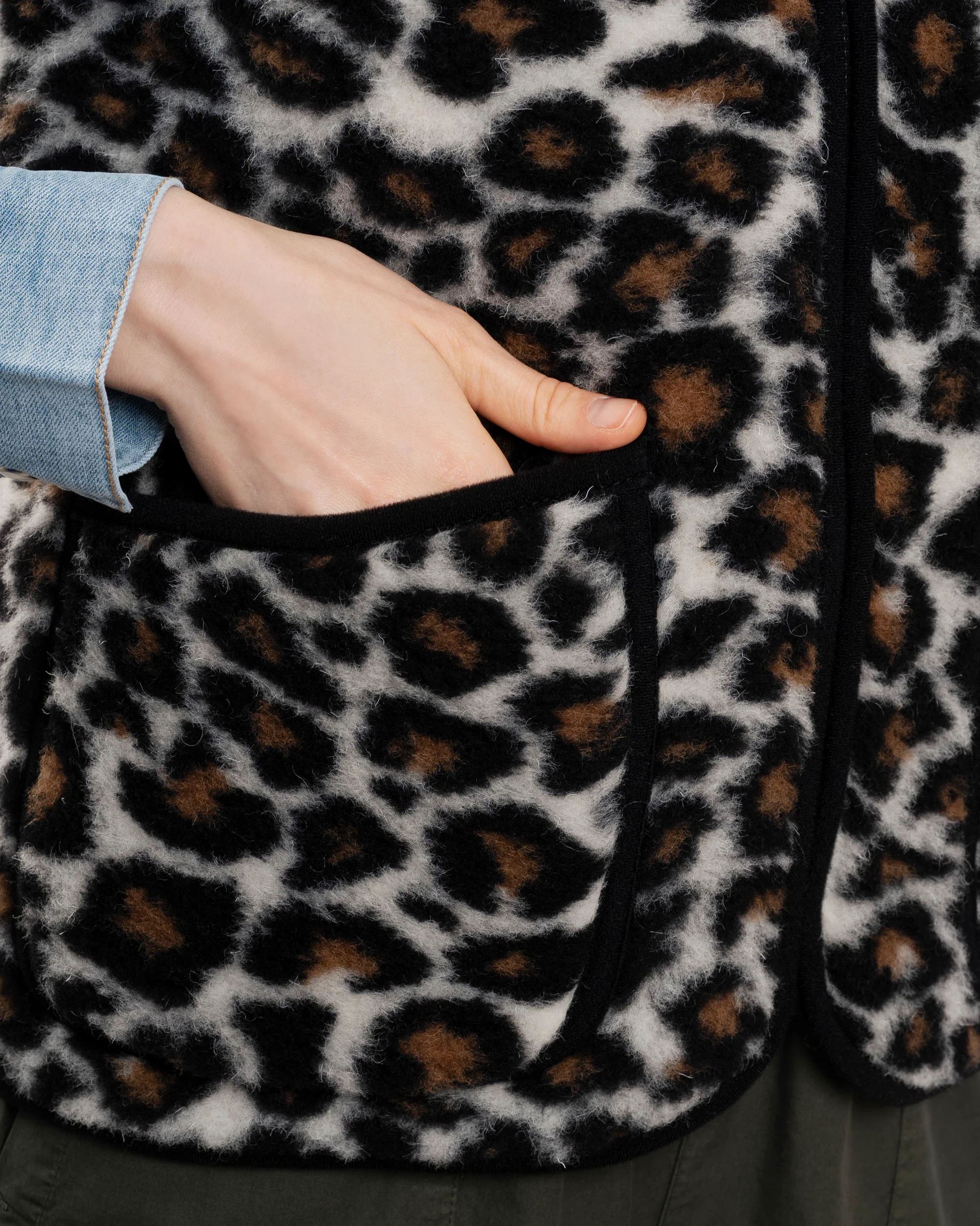 Vest Pepitko Pattern Leopard - Image 4