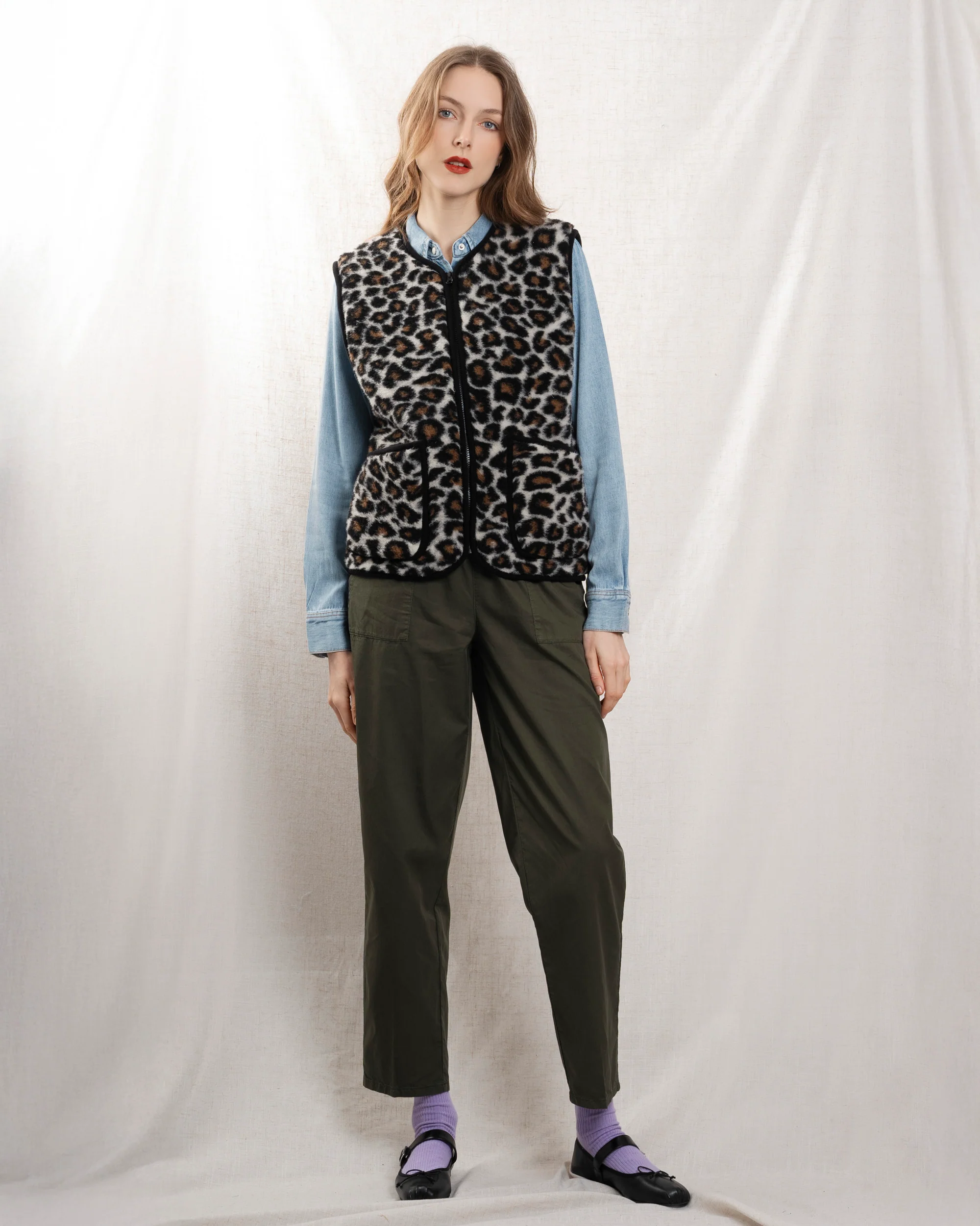 Vest Pepitko Pattern Leopard - Image 5