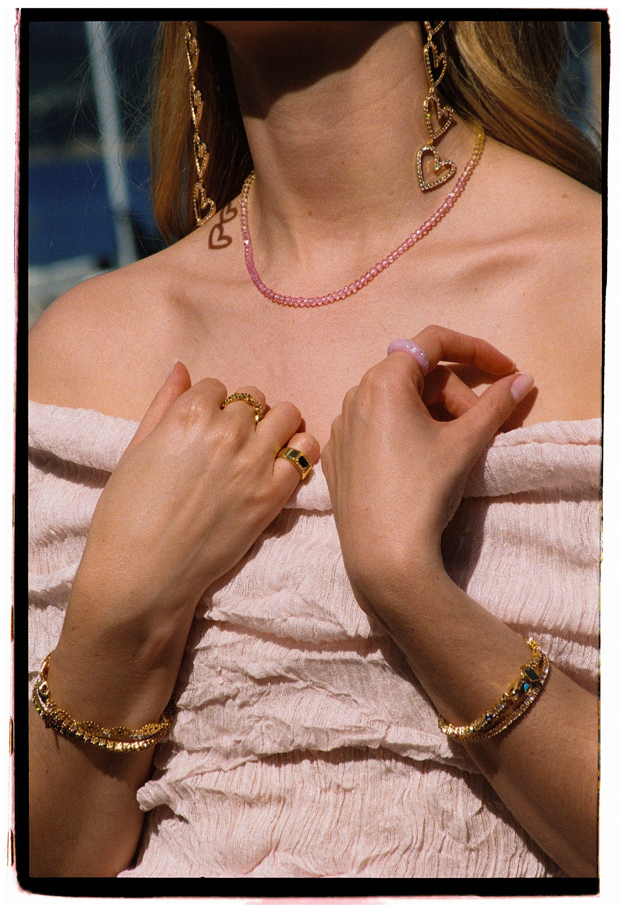 Earring Crush On Me Gold - Image 7