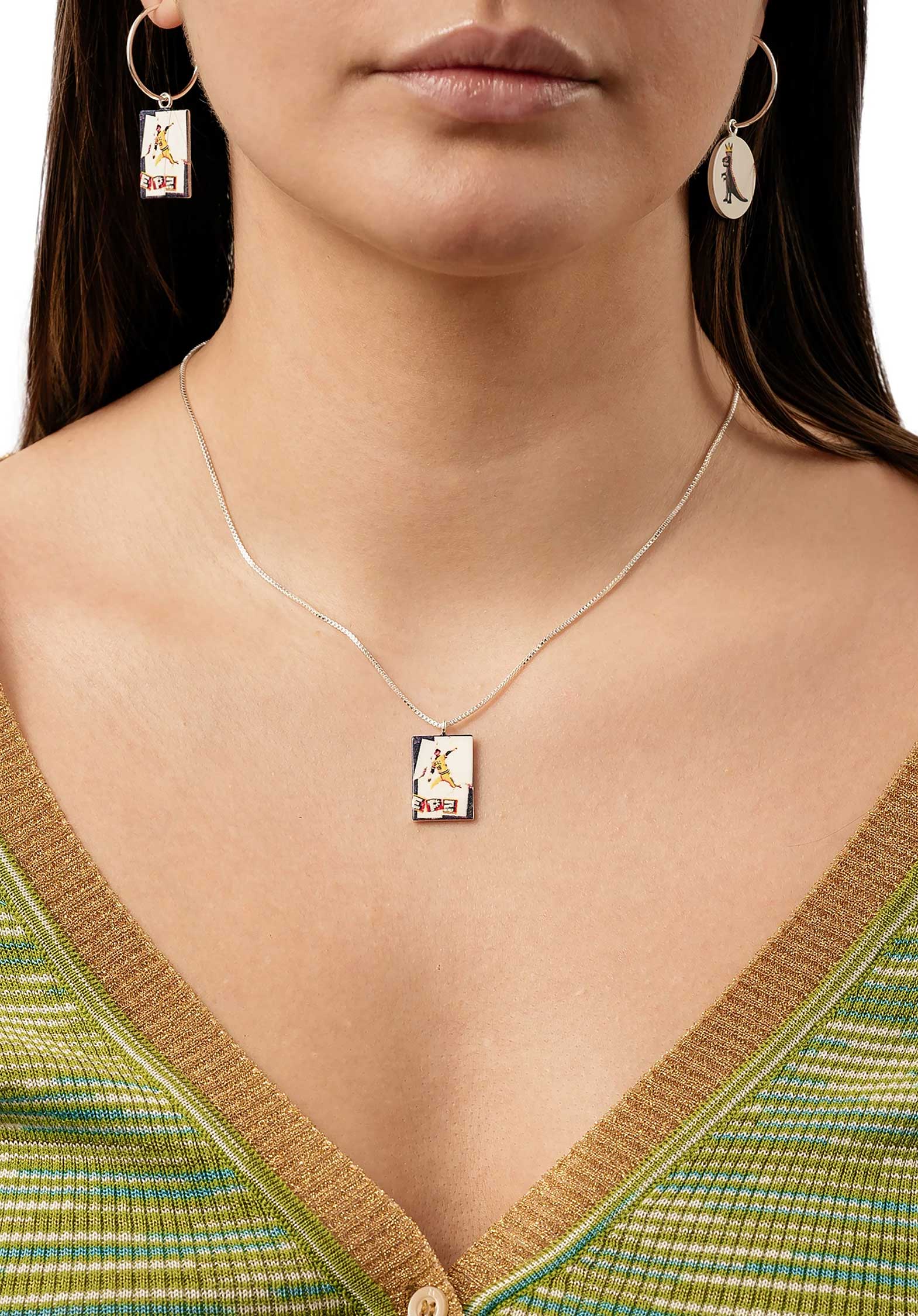 Necklace Epz Baseball Silver - Image 2