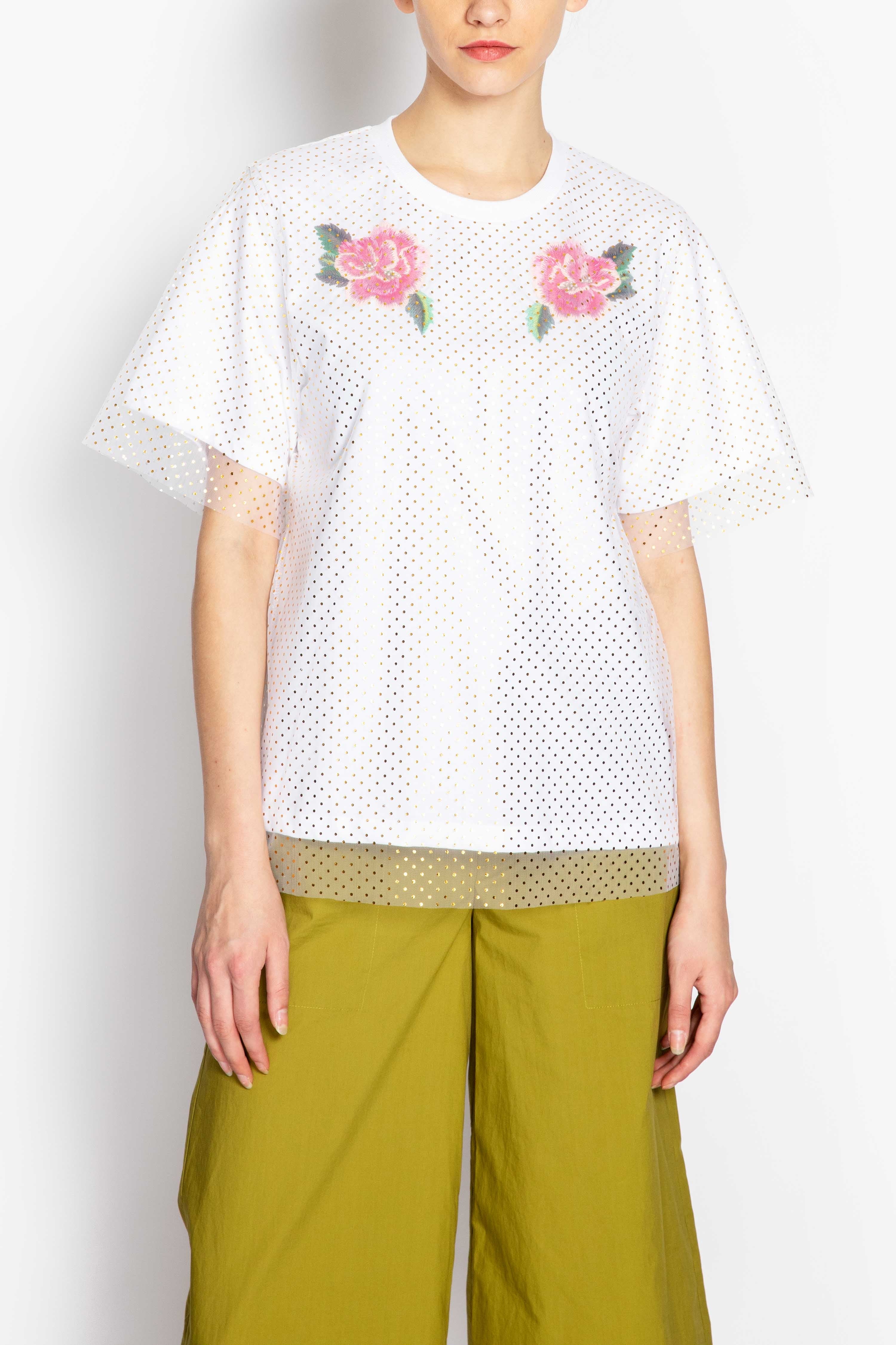Double Layered Polka Dot Top - Image 2