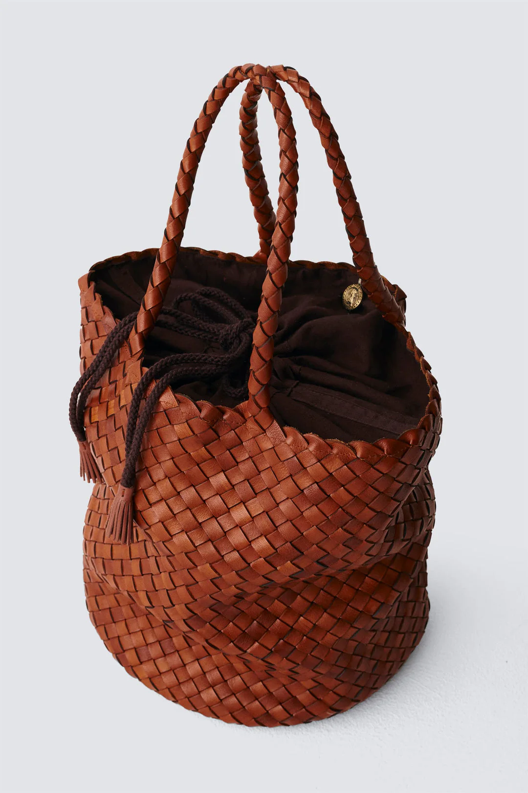 Tote Bag Jacky Bucket Tan - Image 5