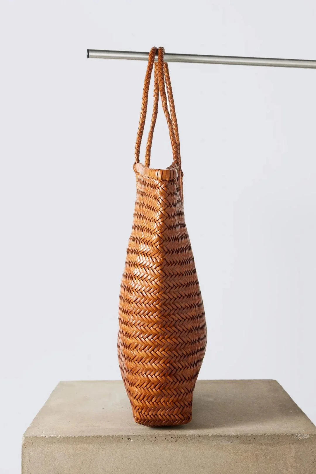 Tote Bag Ns Diagonal Tan - Image 5