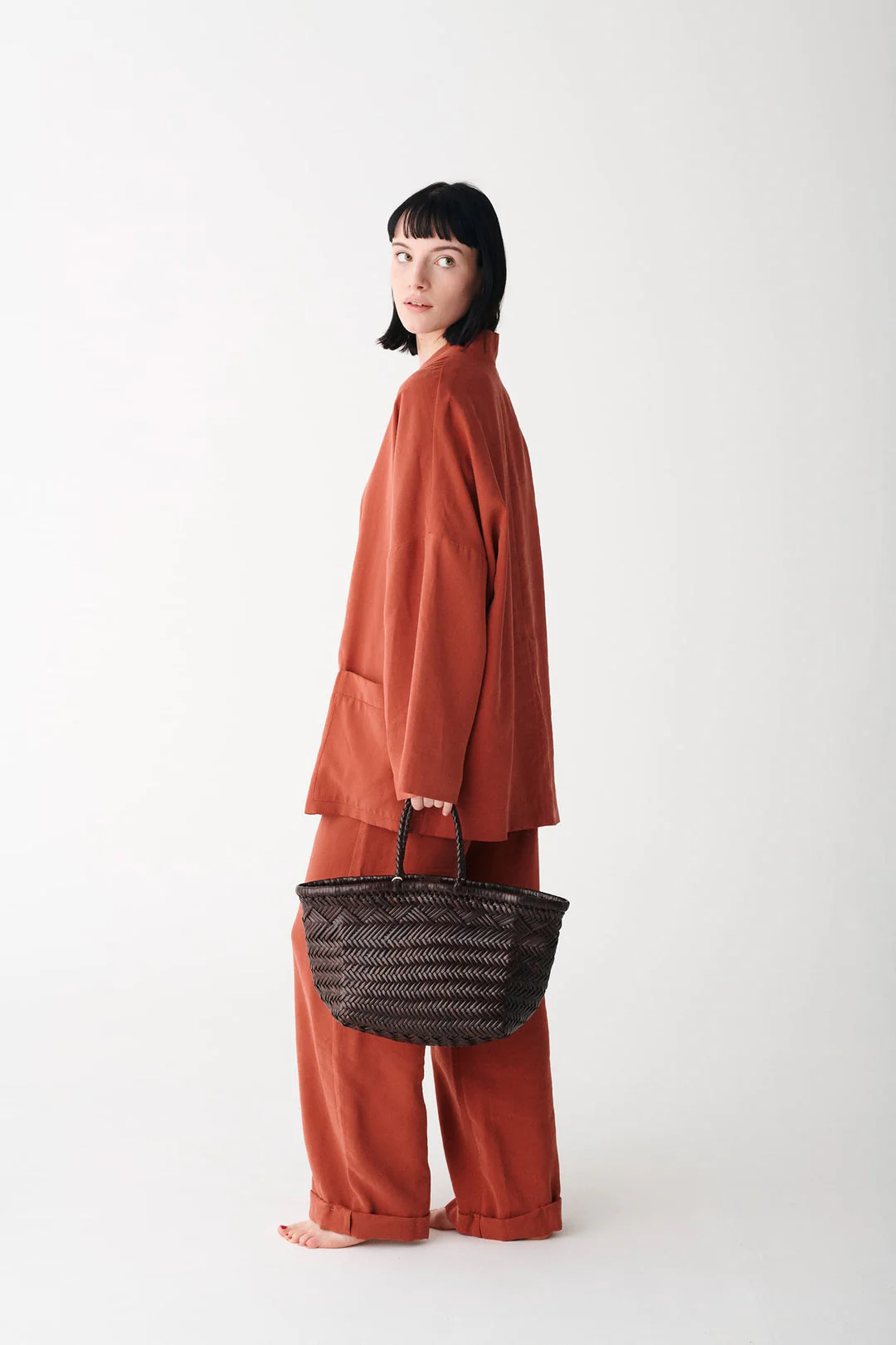 Tote Bag Triple 6 Line Sm Black - Image 2
