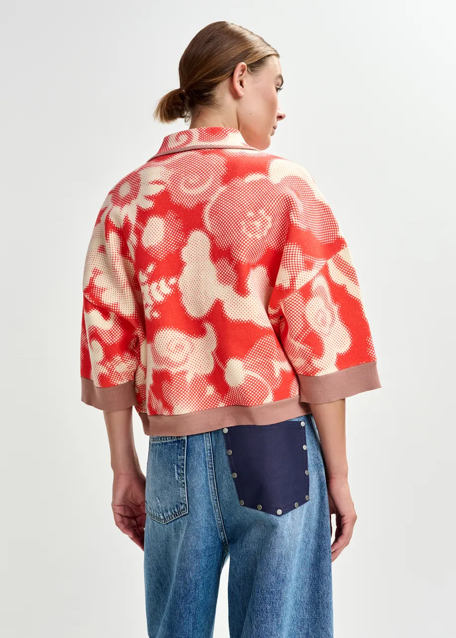 Cardigan Joly Orange-Brulee - Image 4