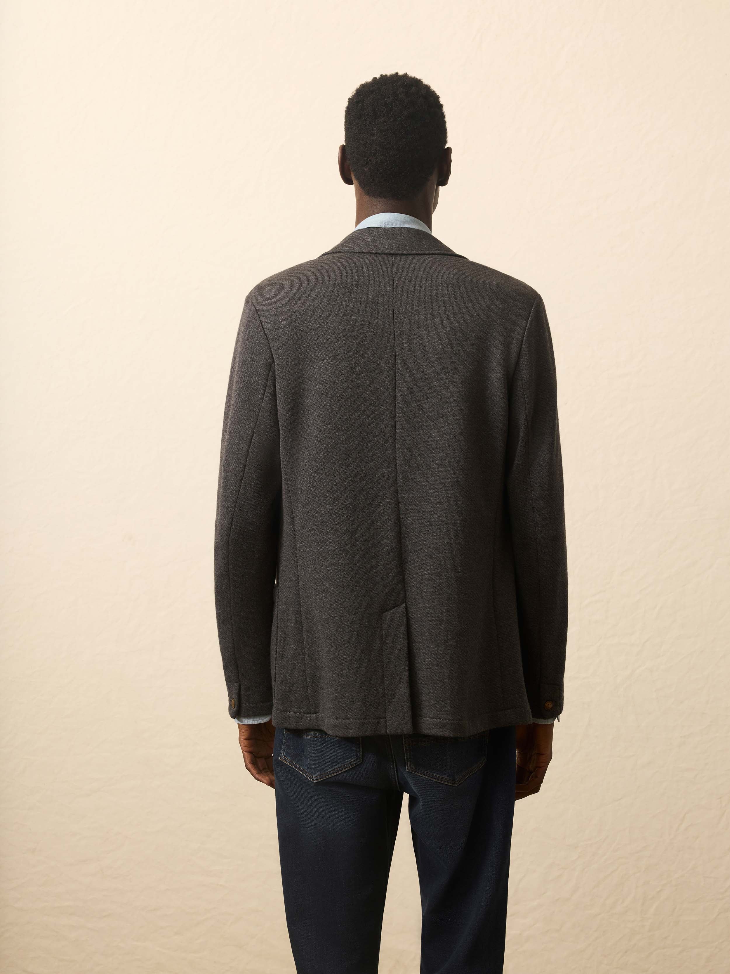 Jacket Wos2507 Black-Sky-Melange - Image 3