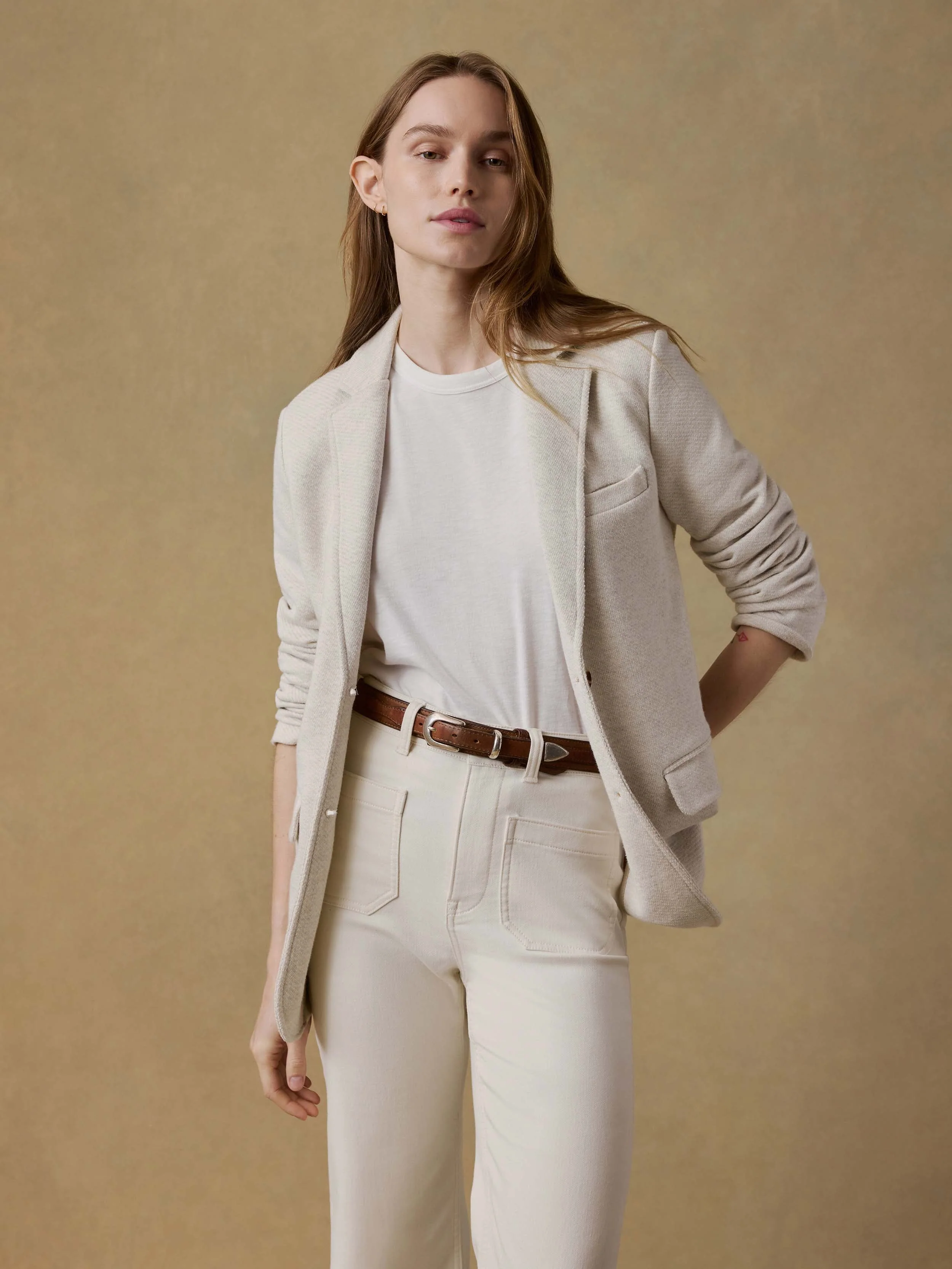 Jacket Wos2507 Light-Oatmeal-Melang - Image 6