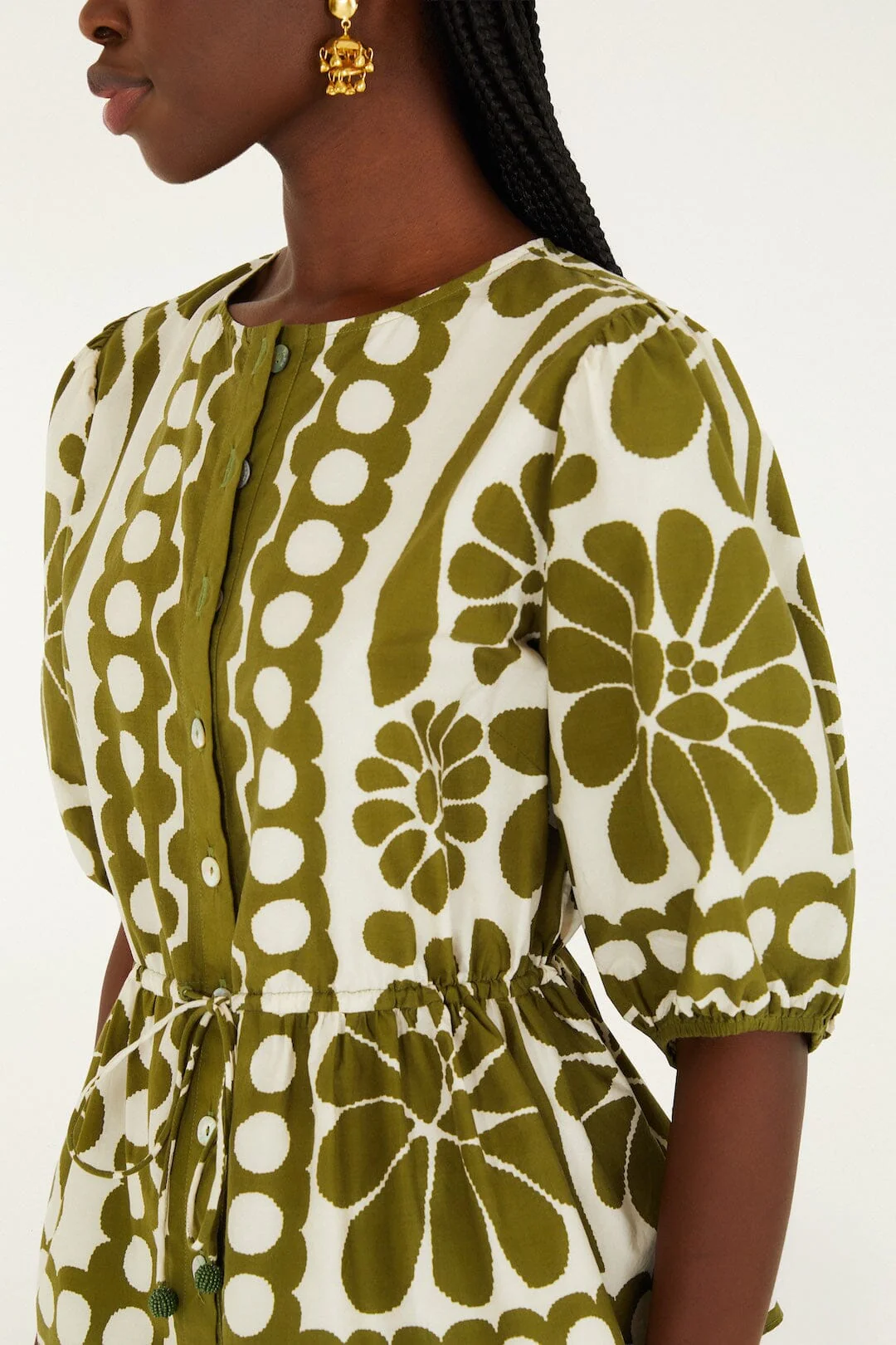 Blouse 344603 Palermo-Green - Image 2