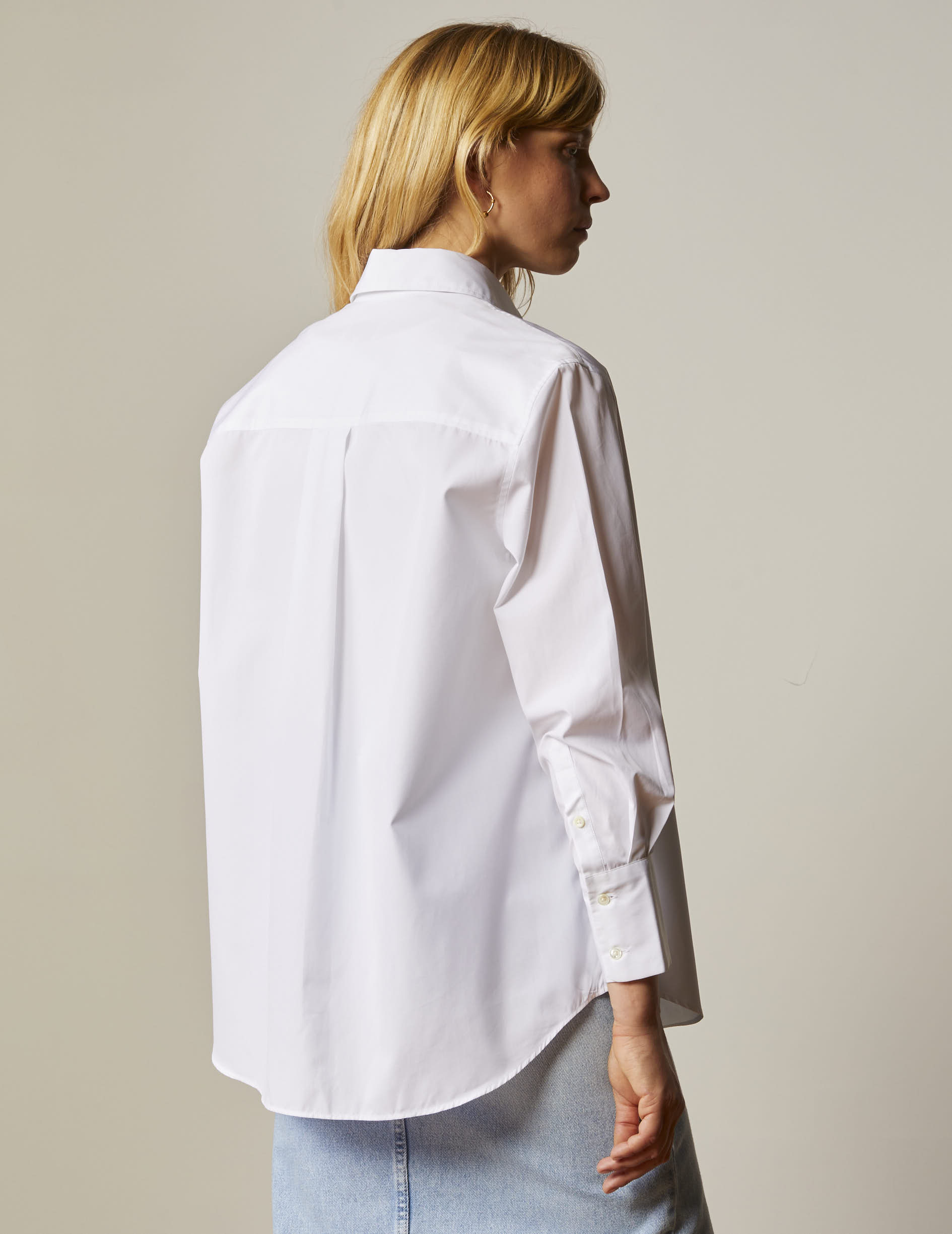 Shirt Mathilde Poplin Blanc - Image 2