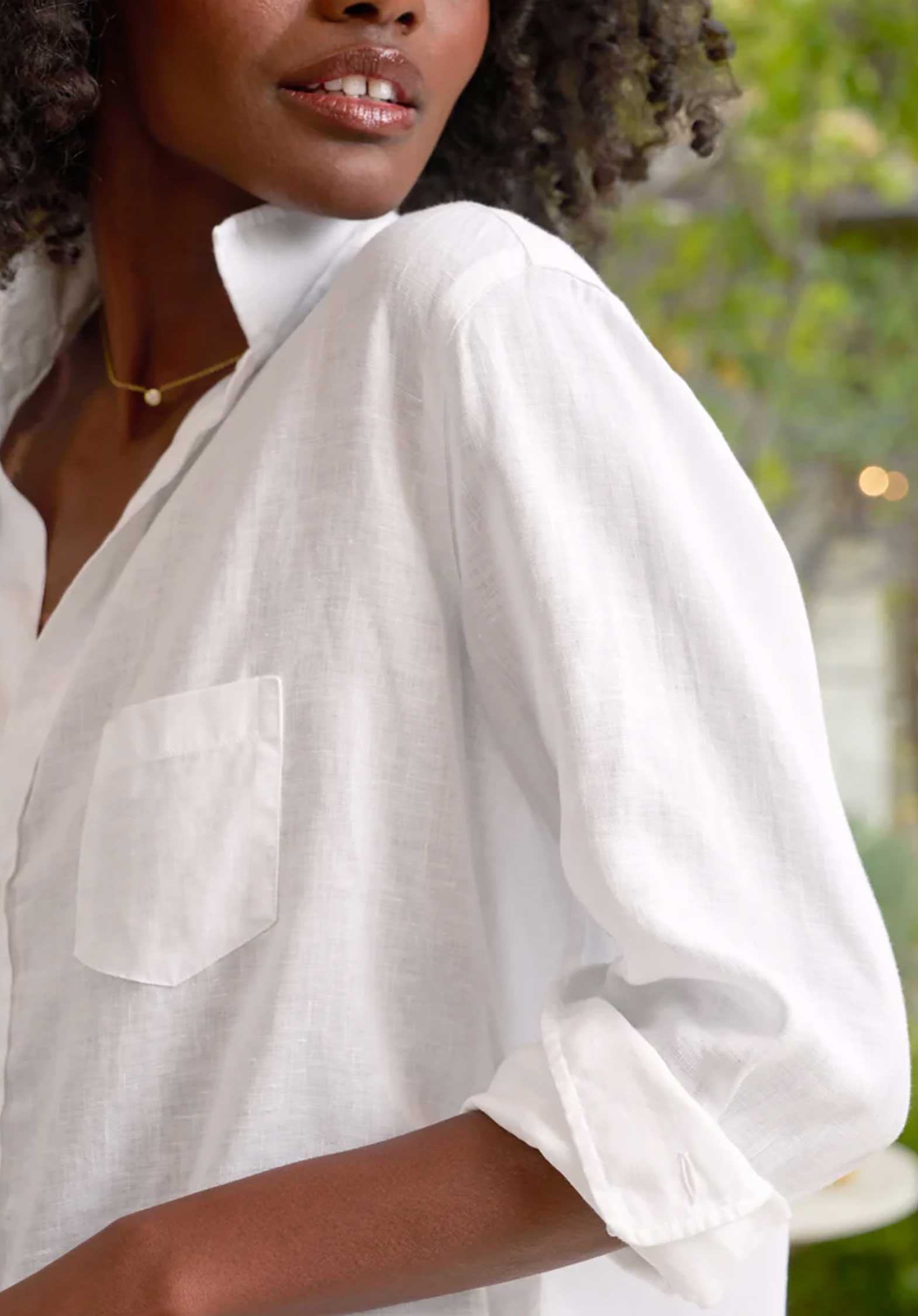 Shirt Eileen Classic W Classic-White-Chambr - Image 3