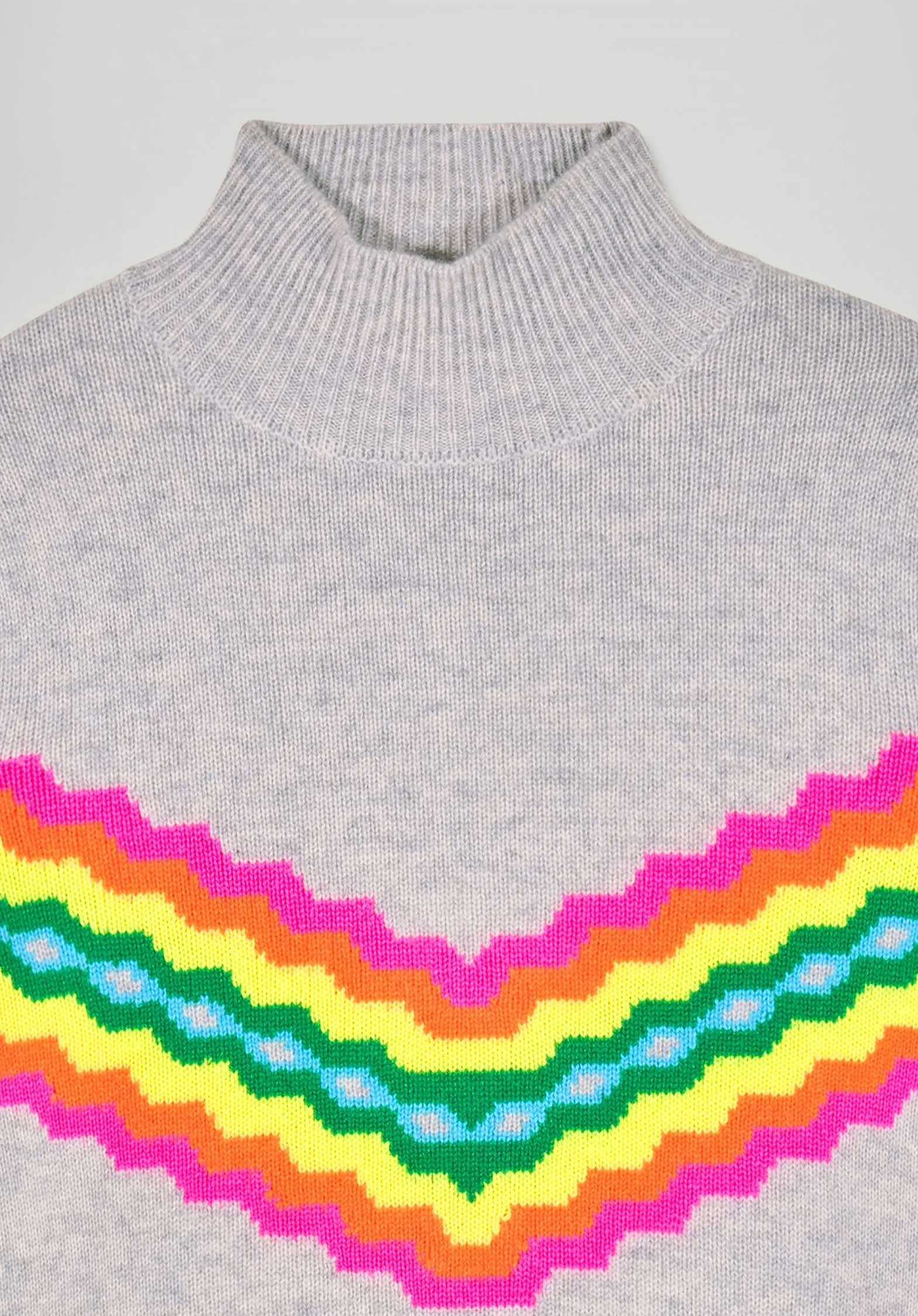 Pullover 2501wpm03327 Gris-Chine-Clair - Image 5