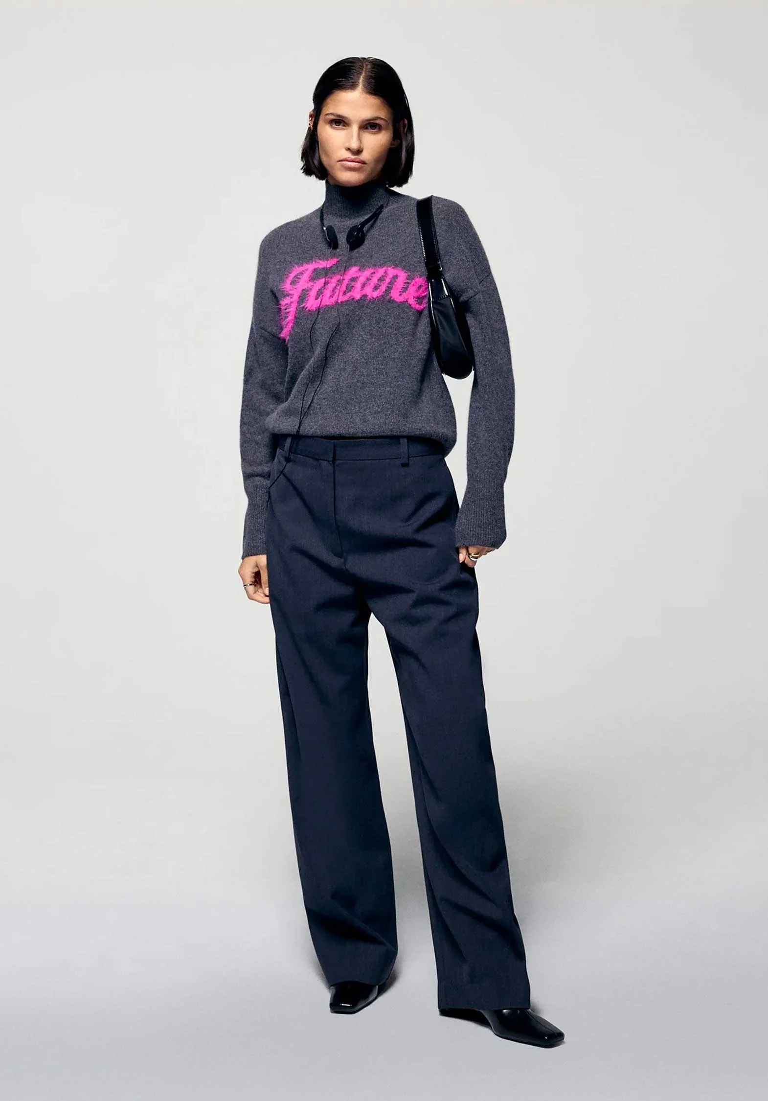 Pullover 2501wpm03338 Anthracite-F - Image 3