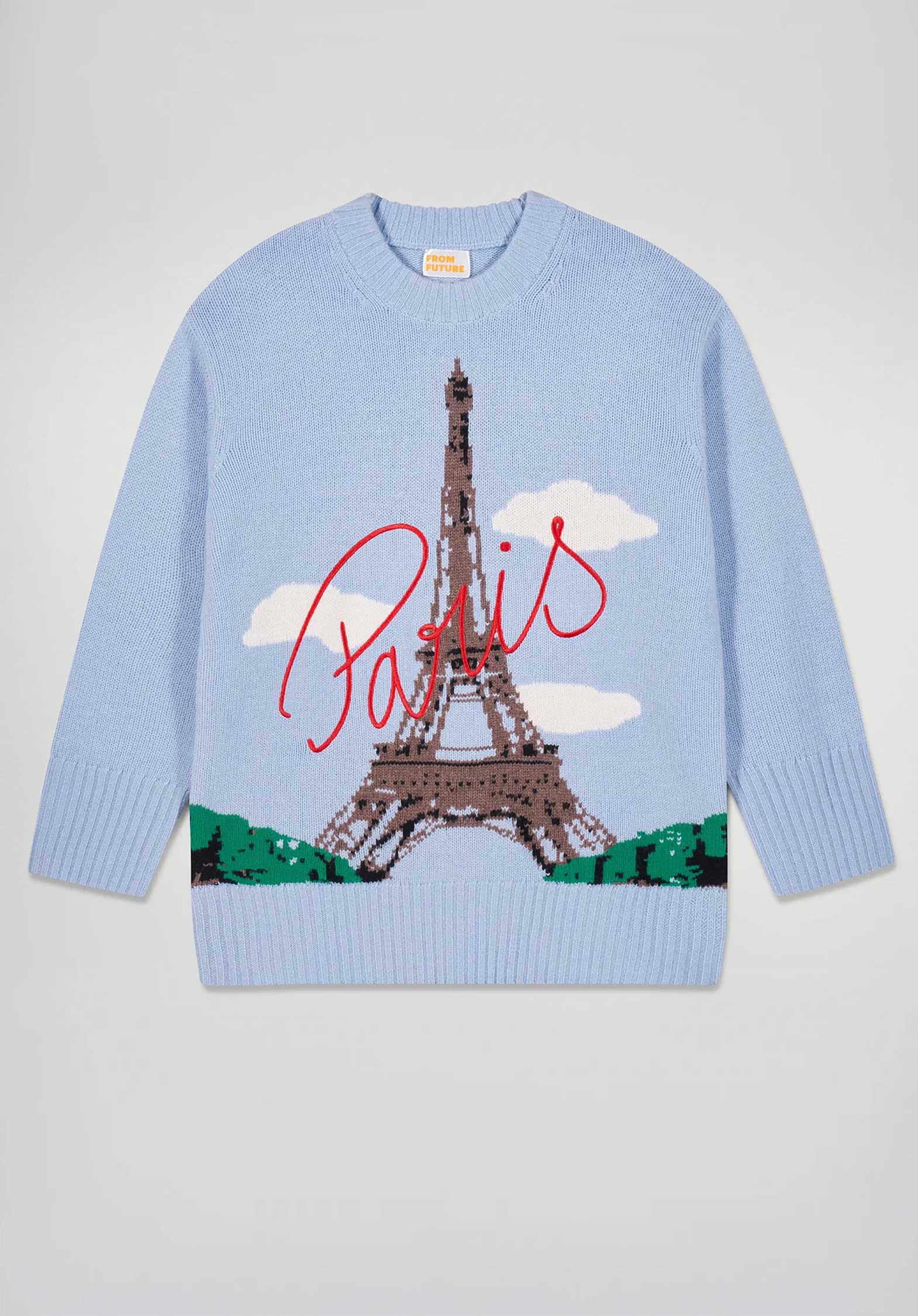 Pullover 2501wpr03278 Smooth-Blue - Image 4