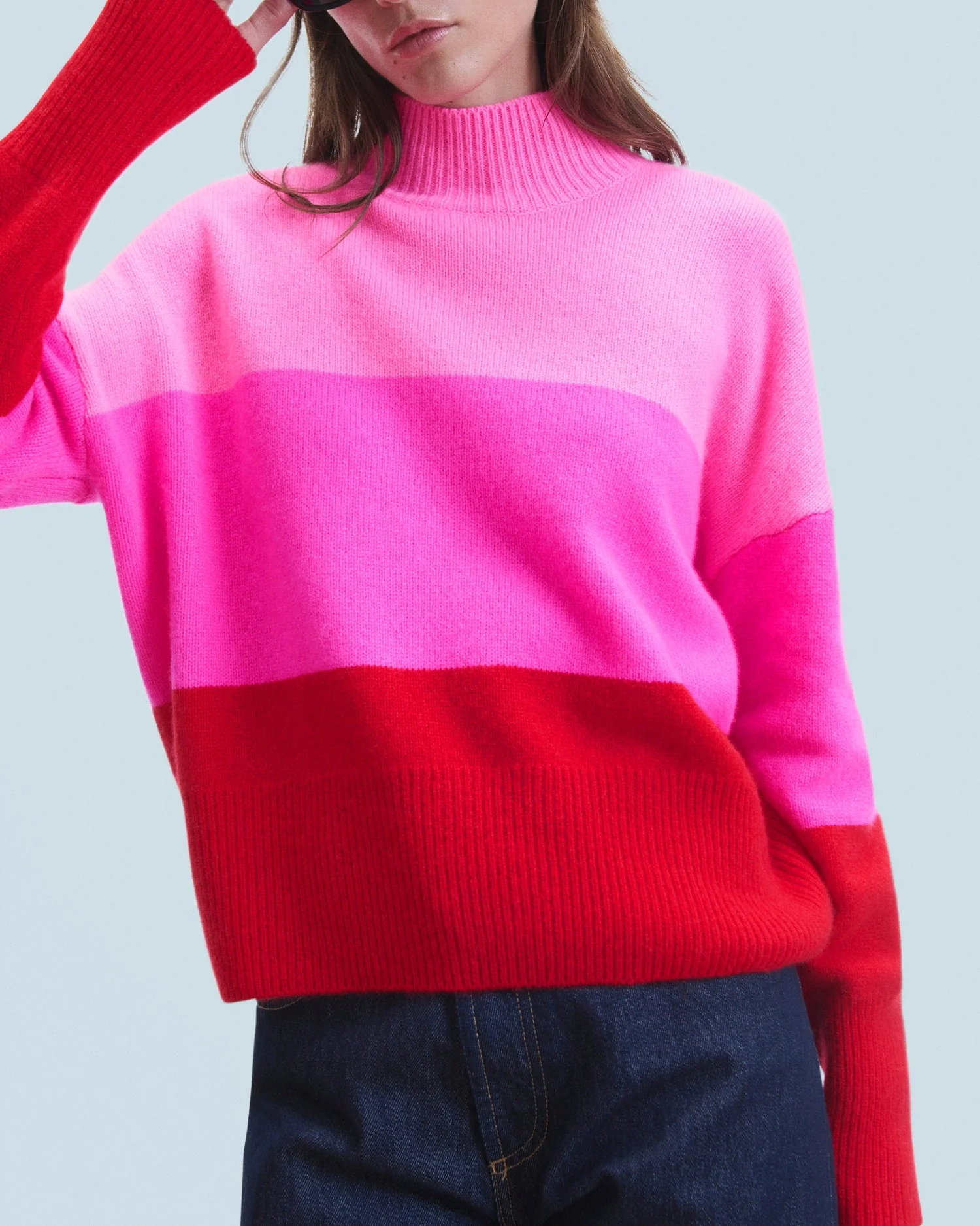 Turtleneck Knitted 2401wpm01626 Bright-Red - Image 2