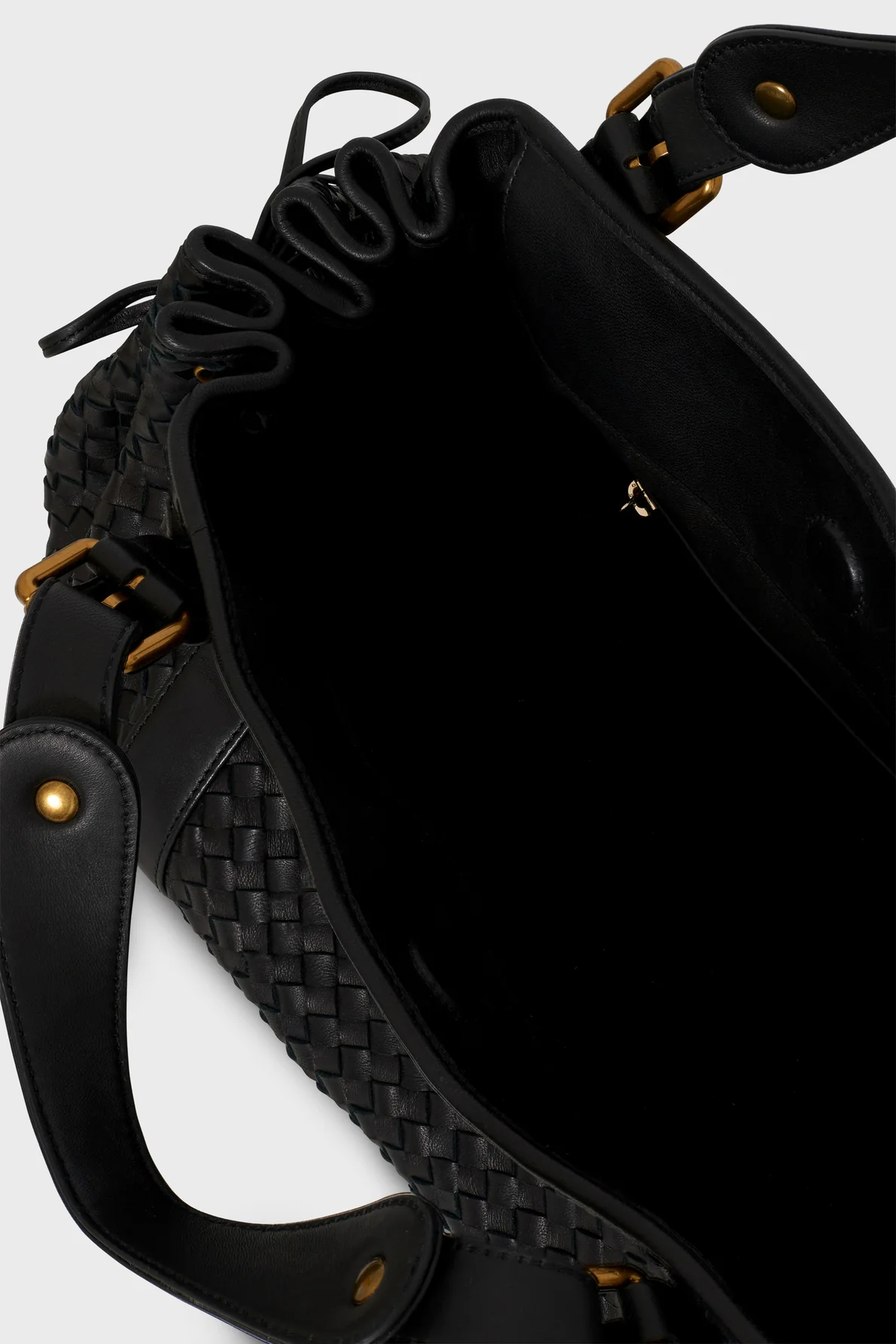 Women's Bag Genuine Full-Grain Italian Leather - Black - Image 3