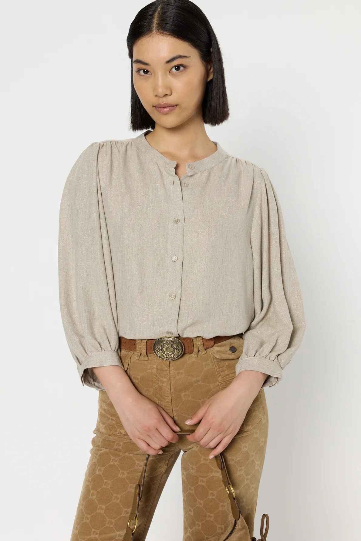 Blouse Dcc02c147 Beige - Image 2