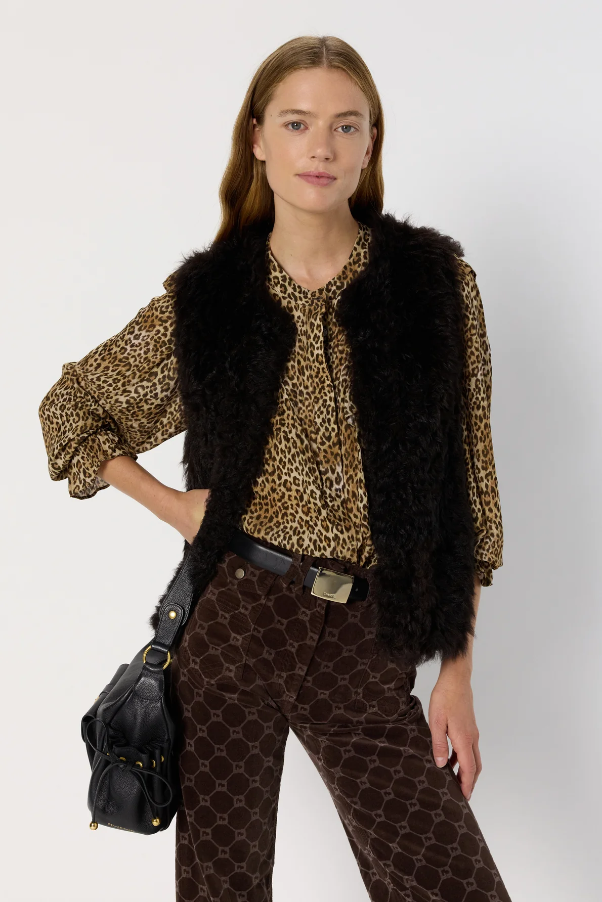 Blouse Dcc19c325 Brown - Image 2