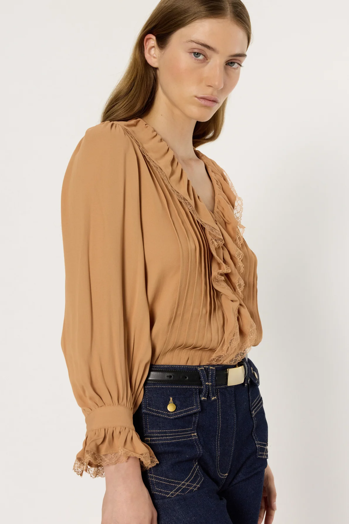 Blouse Dcc66c332 Apricot - Image 2