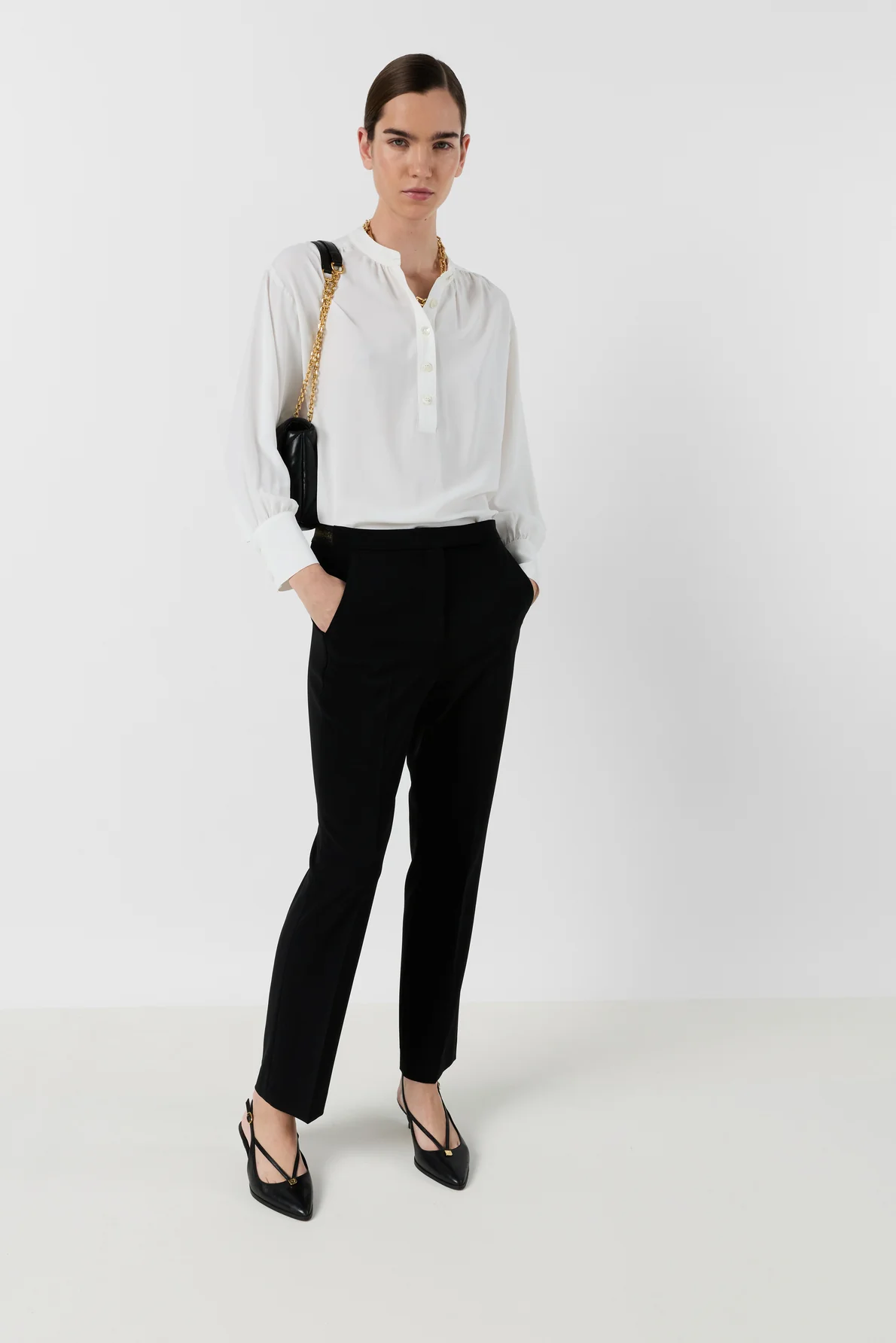 Blouse Ddc20d098 Ecru - Image 3