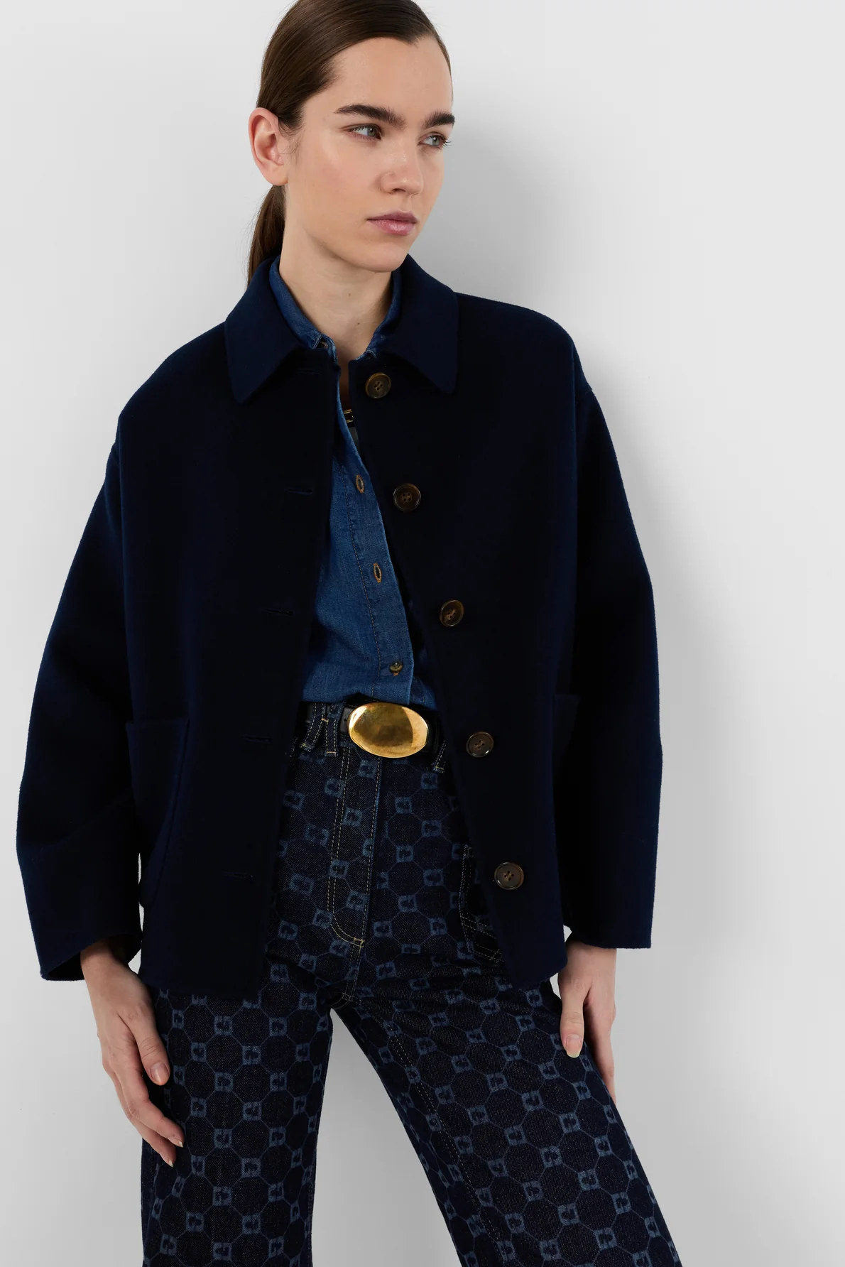 Coat Ddm22d006 Ink - Image 3