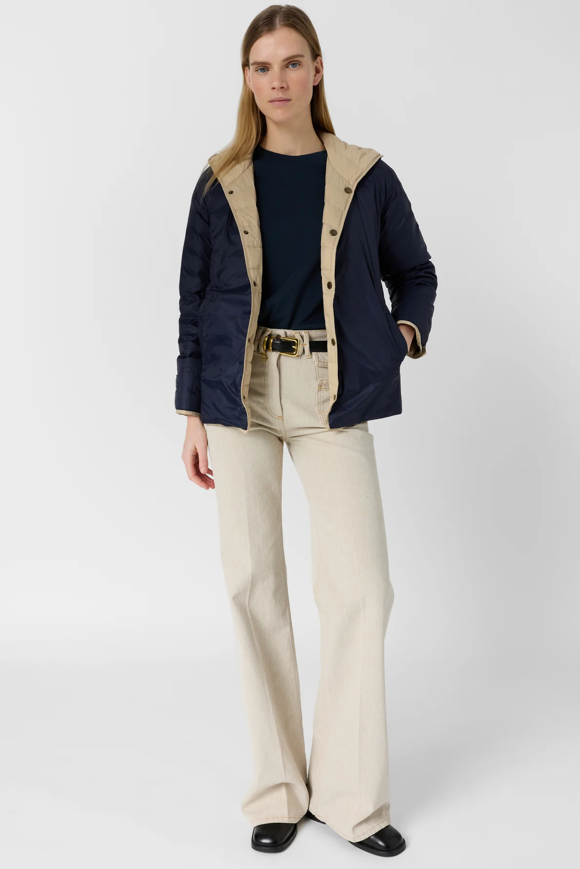 Coat Ddm24d004 Sand - Image 3