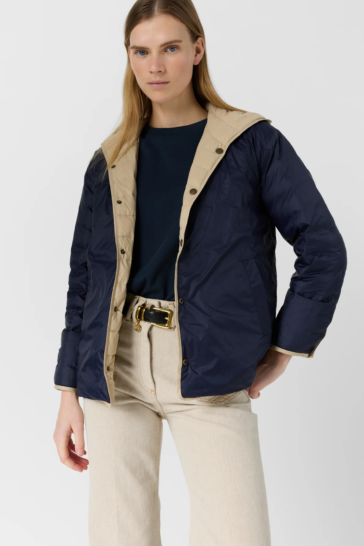 Coat Ddm24d004 Sand - Image 5