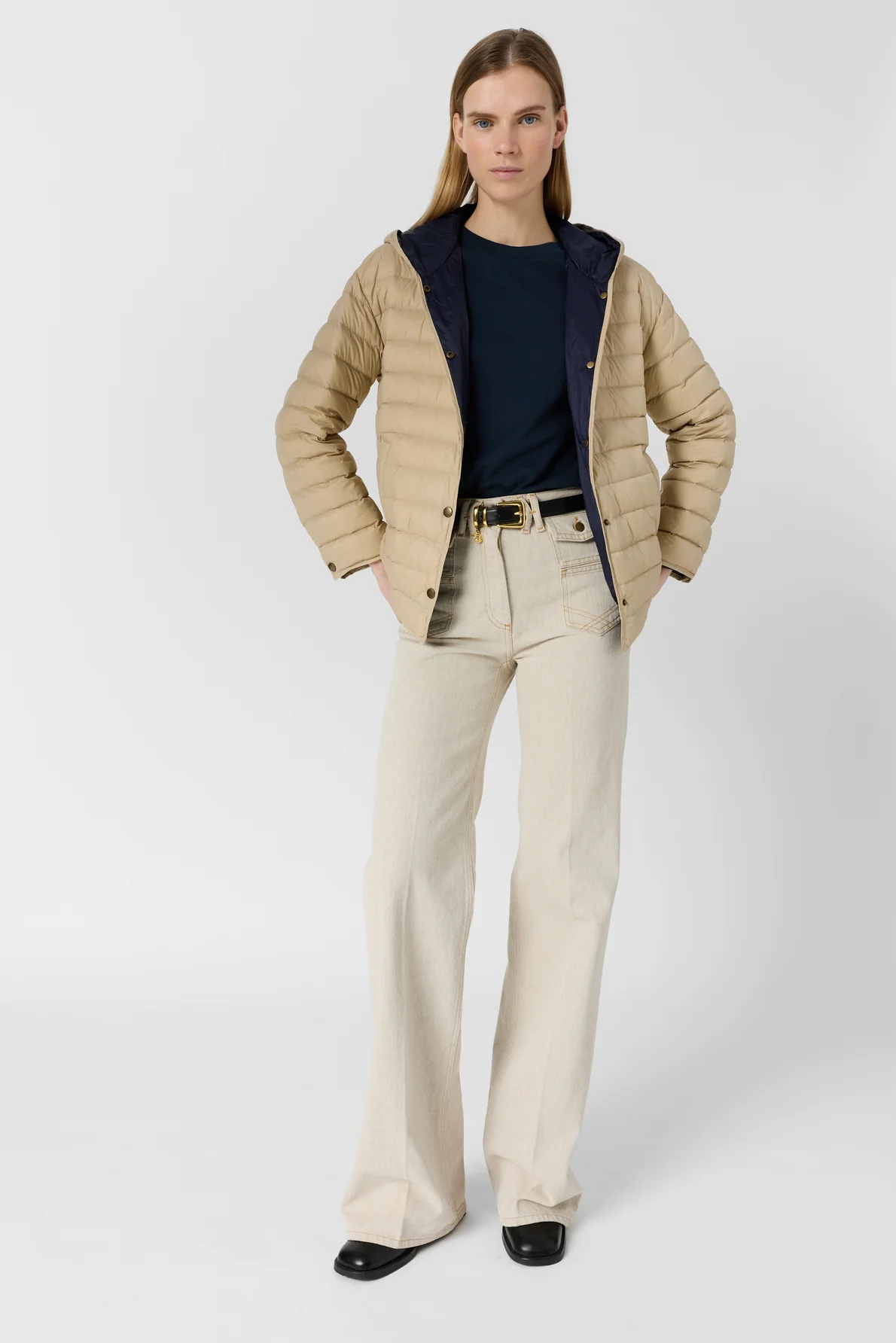 Coat Ddm24d004 Sand - Image 8